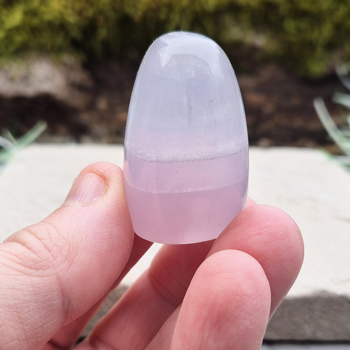 Natural Lilac Fluorite – A rare crystal valued for its calming influence and gentle, harmonizing presence. Perfect for display or meditation.
