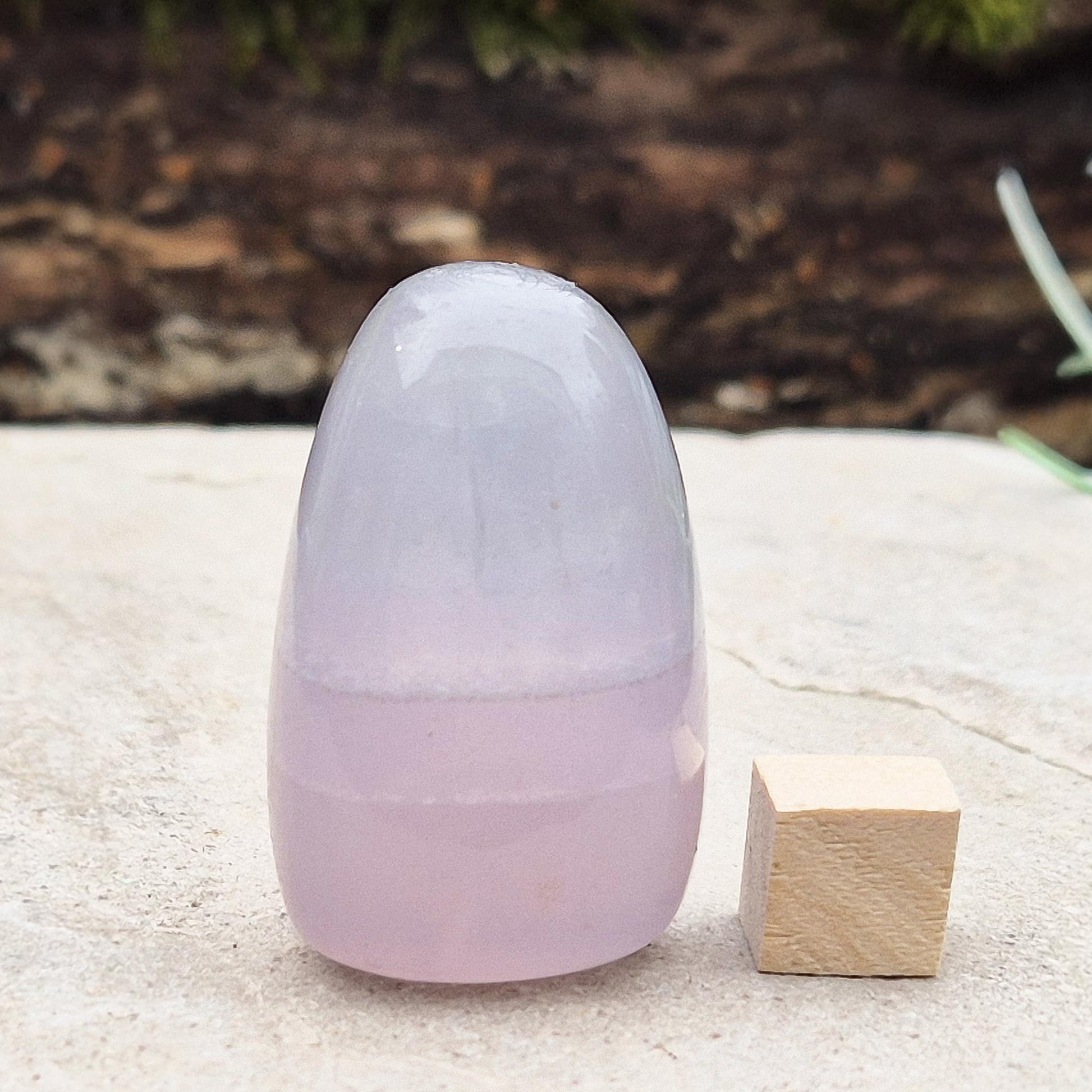 Natural Lilac Fluorite – A rare crystal valued for its calming influence and gentle, harmonizing presence. Perfect for display or meditation.