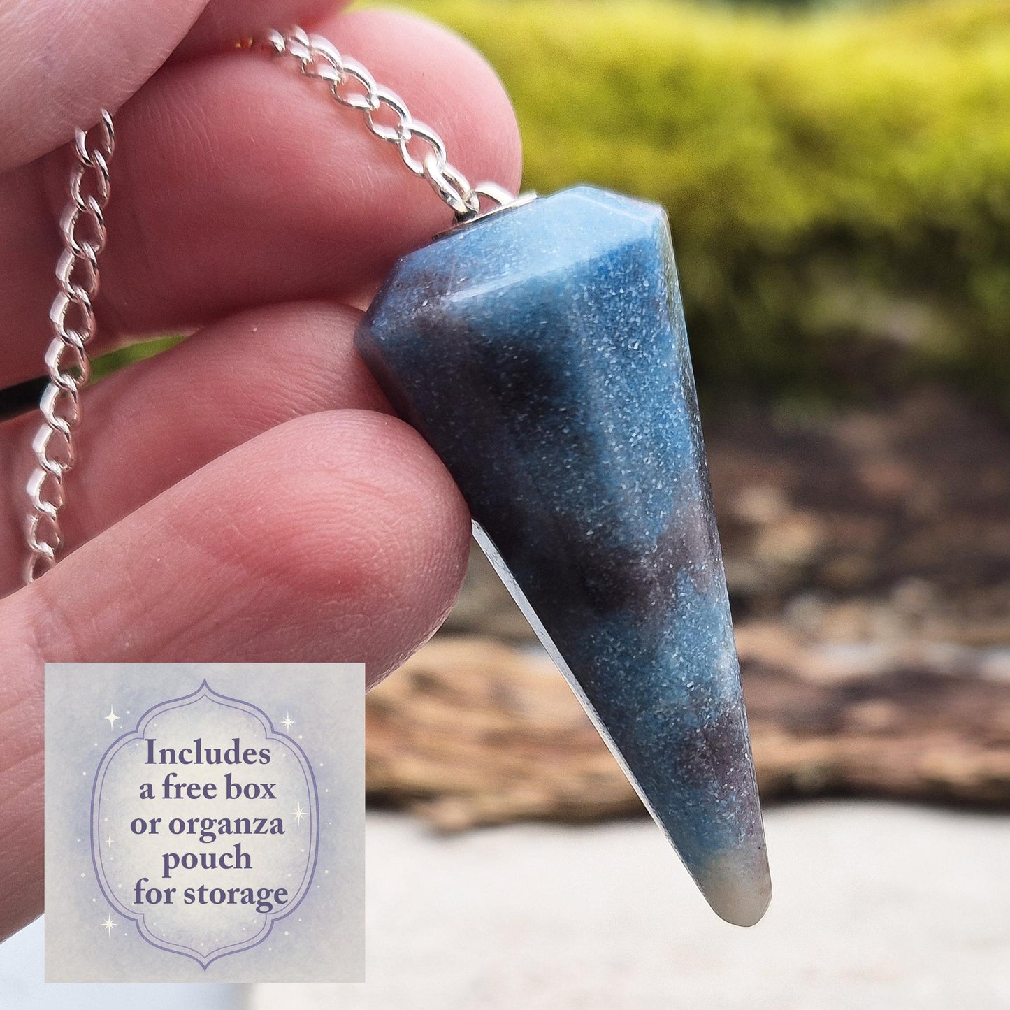 Trolleite Crystal Pendulum - Pendulum for Yes/No Questions & Inner Guidance