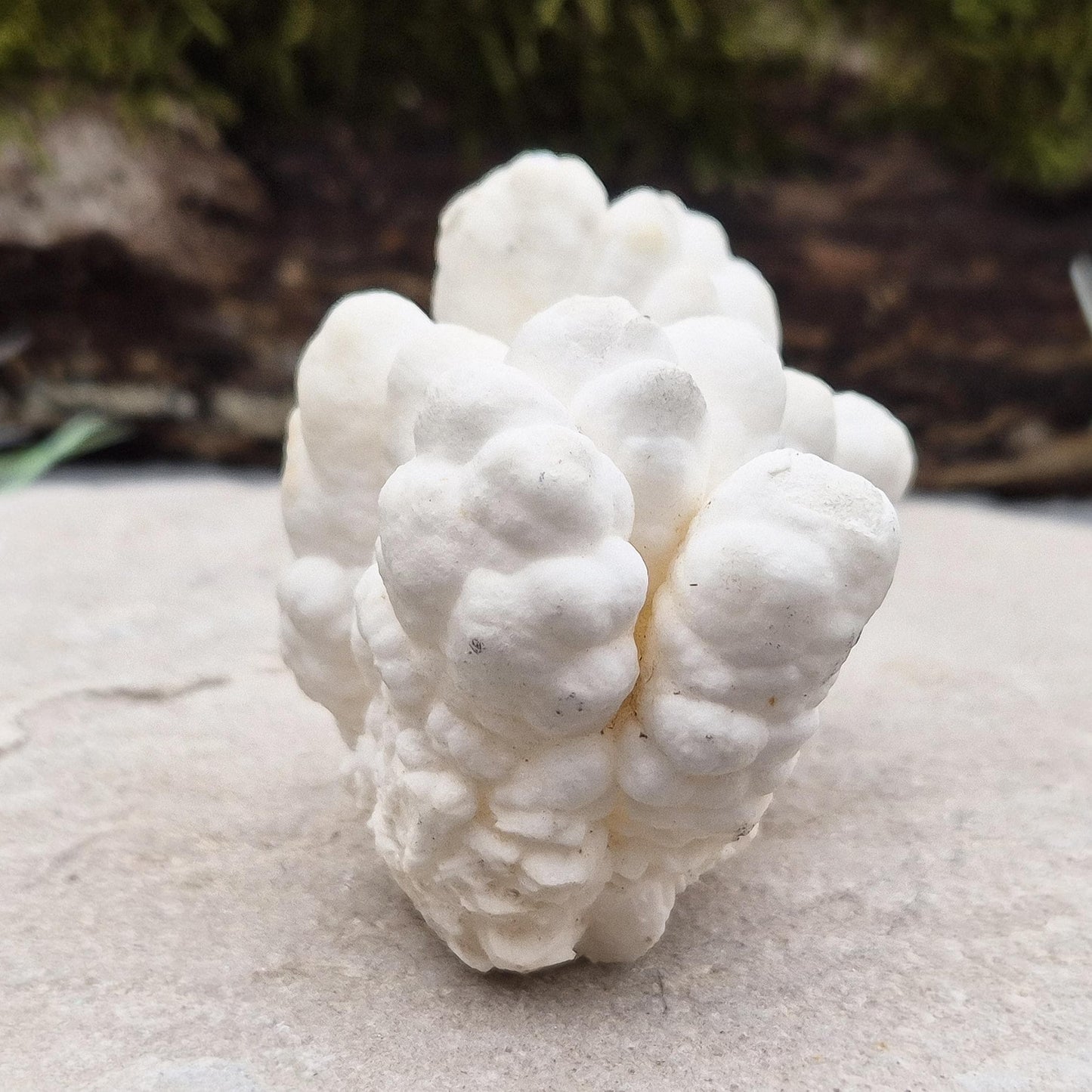 Cave Calcite Crystal, Natural White Aragonite