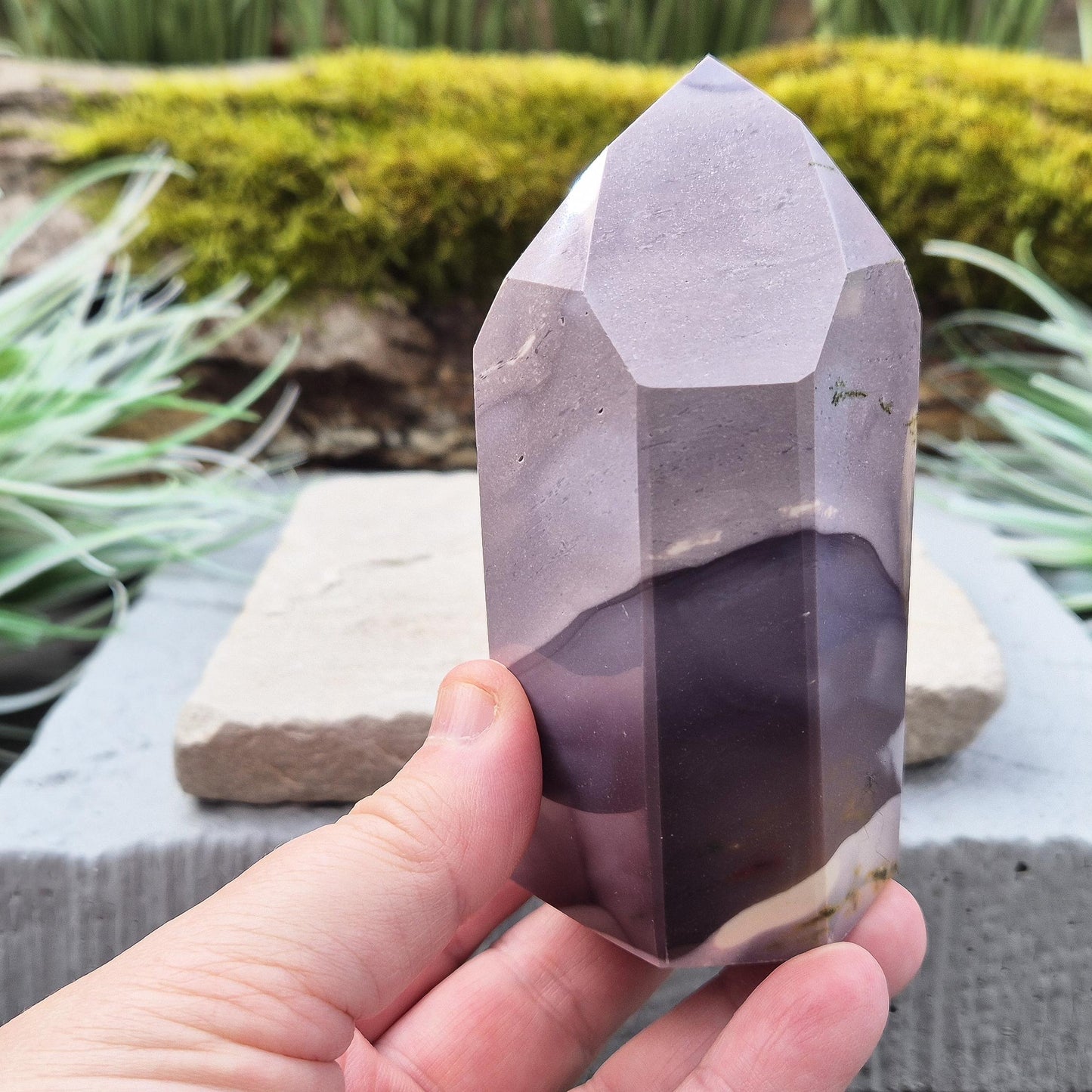 Mookaite Crystal Tower, Purple Mookaite