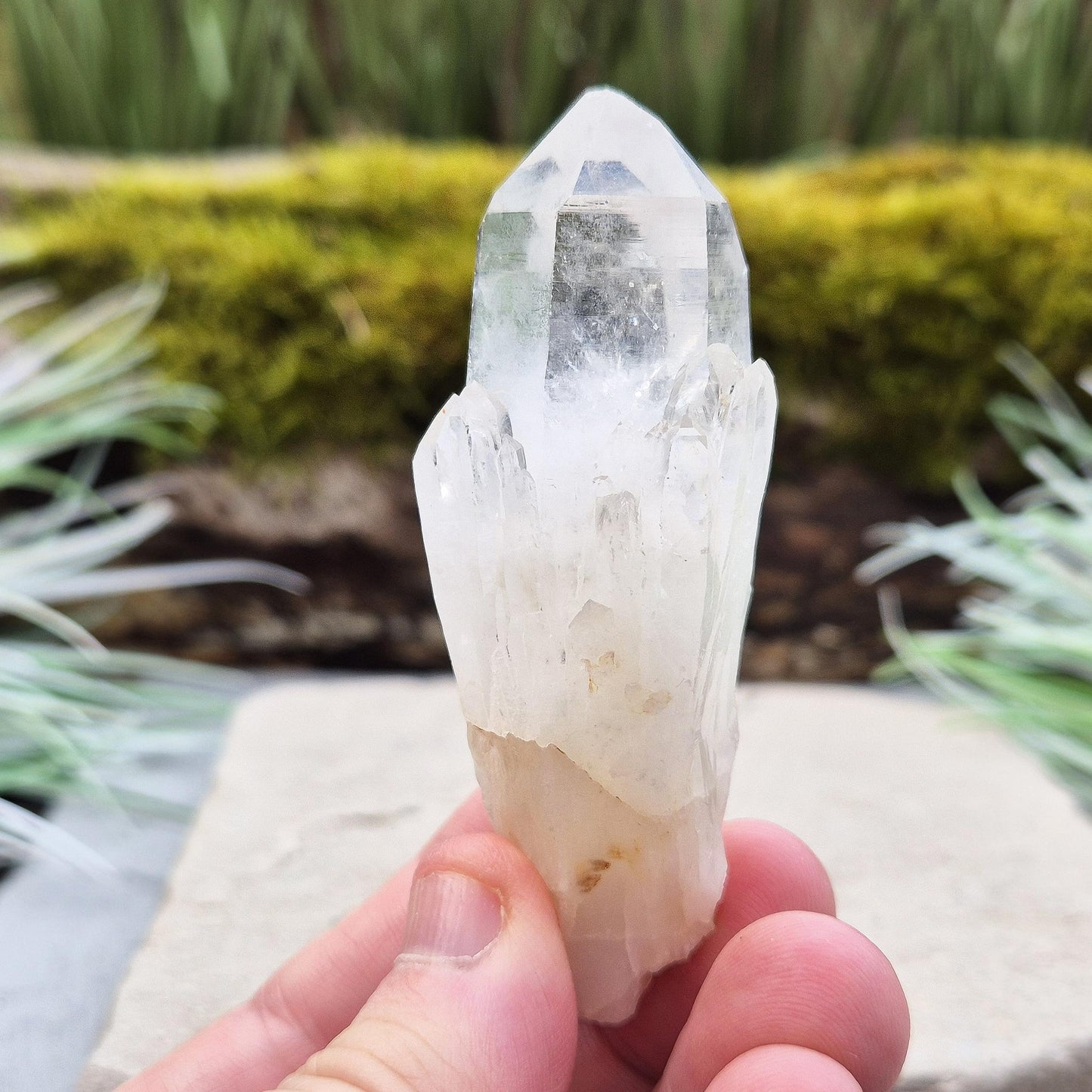Moroccan Quartz Crystal Point, Natural 'Pineapple' Formation