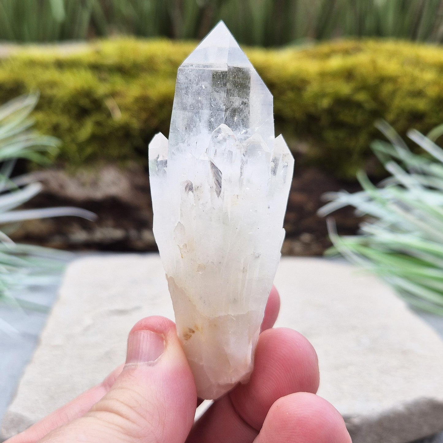 Moroccan Quartz Crystal Point, Natural 'Pineapple' Formation
