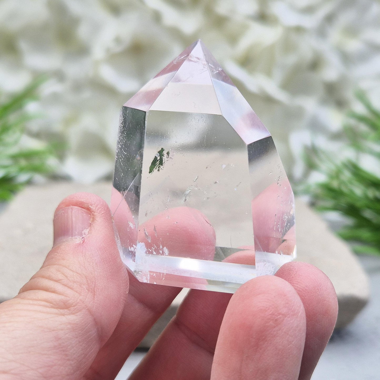 Quartz Point - Polished Crystal | Feng Shui, Energy Amplification & Display Piece | Self Care