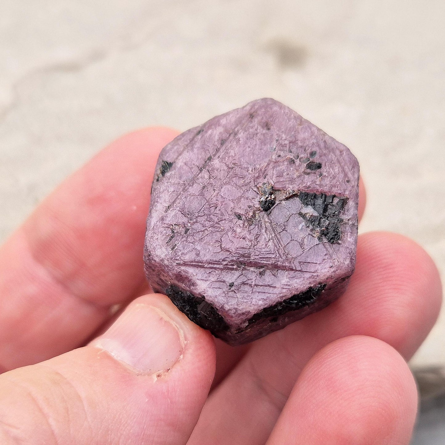 Ruby Record Keeper, Natural, Rare Crystal | Deep Insight, Past Life, Intuition | Spiritual Gemstone