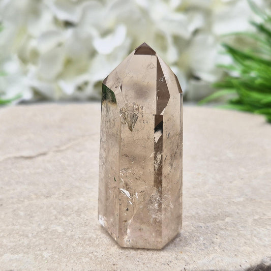 Smoky Quartz Crystal Point (crystal tower)