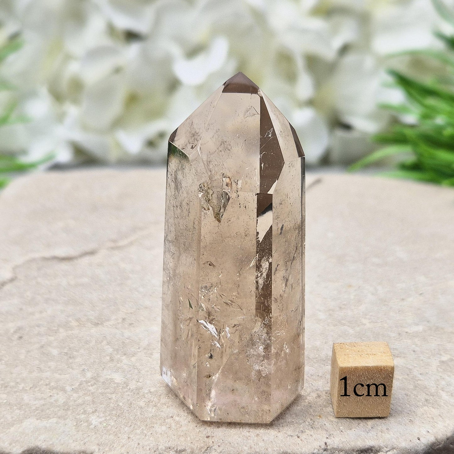 Smoky Quartz Crystal Point (crystal tower)