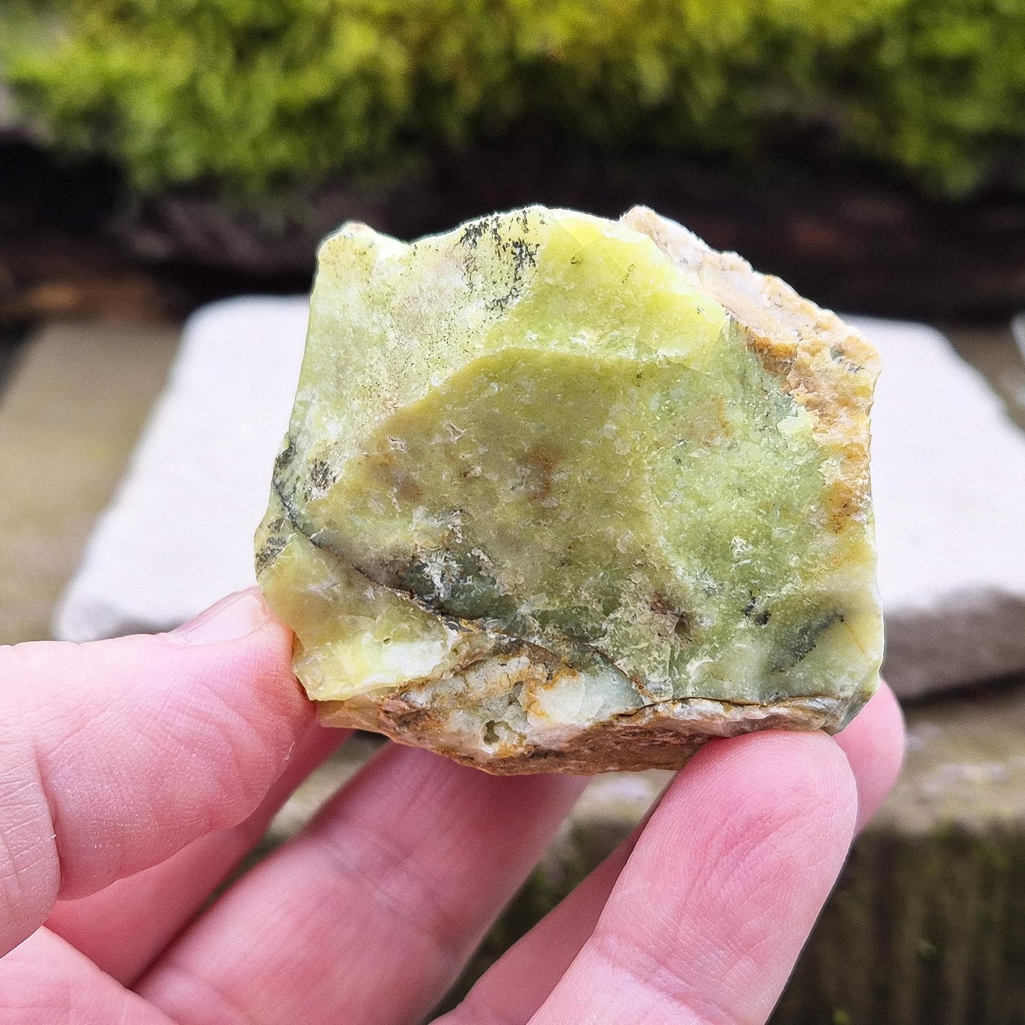 Natural Green Opal: Known for its healing properties, this stone encourages emotional growth and spiritual connection.
