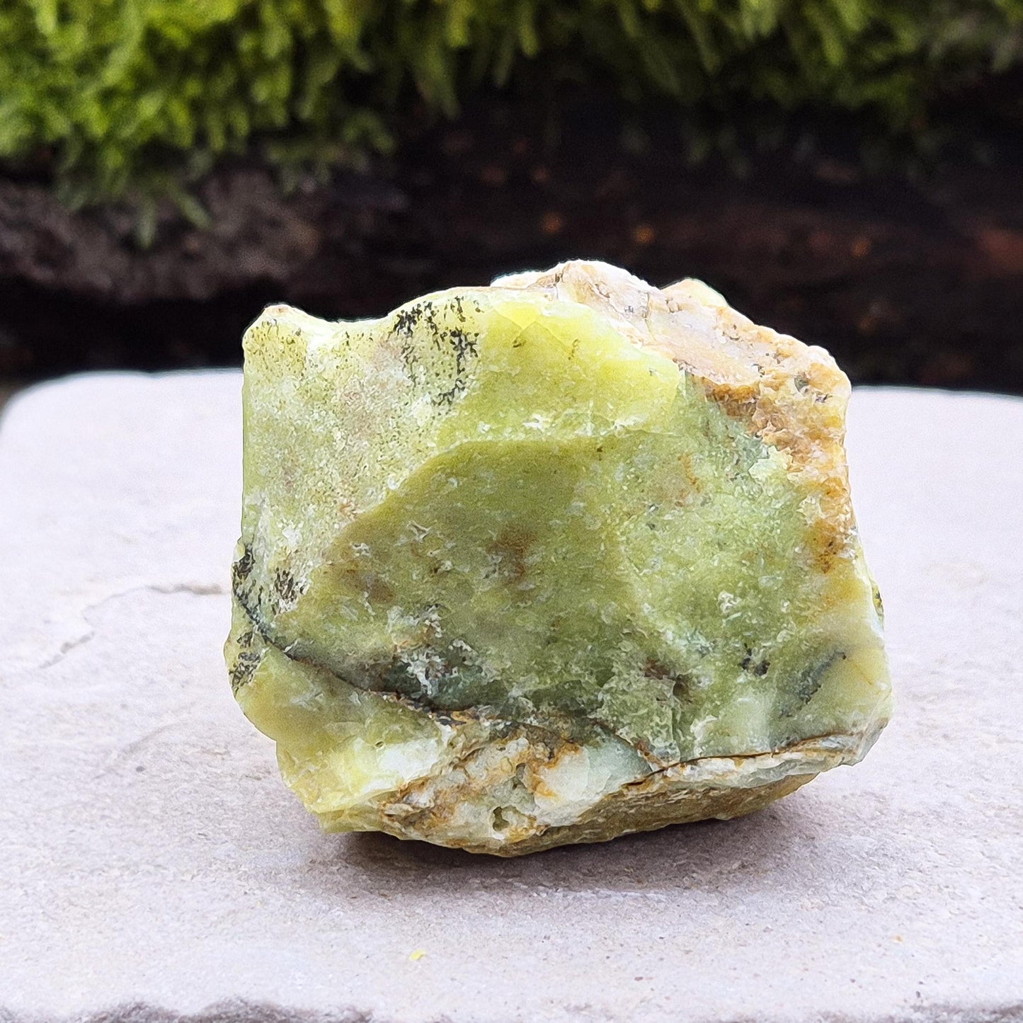 Green Opal, Natural Crystal, Gemstone for the heart chakra