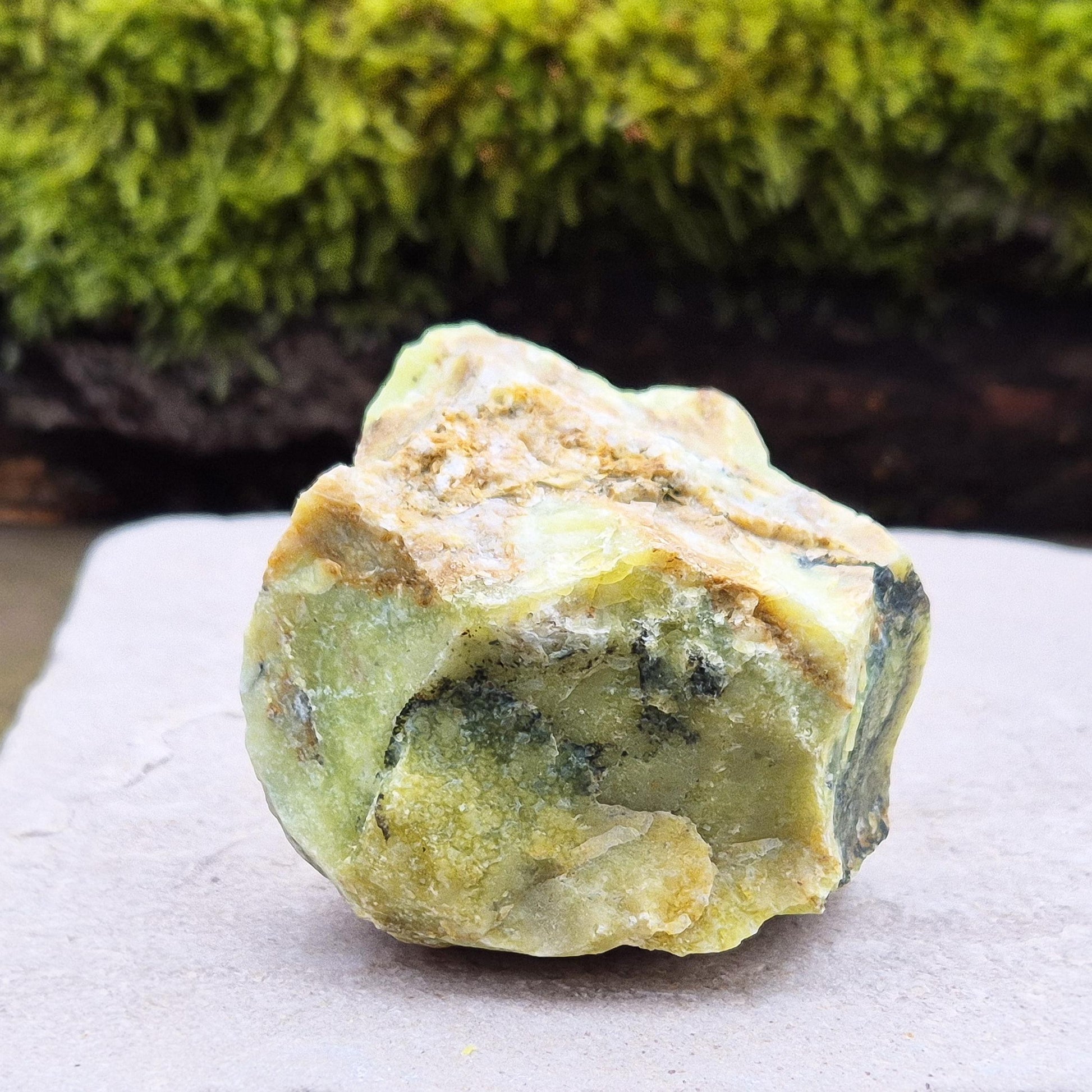 Natural Green Opal: Known for its healing properties, this stone encourages emotional growth and spiritual connection.