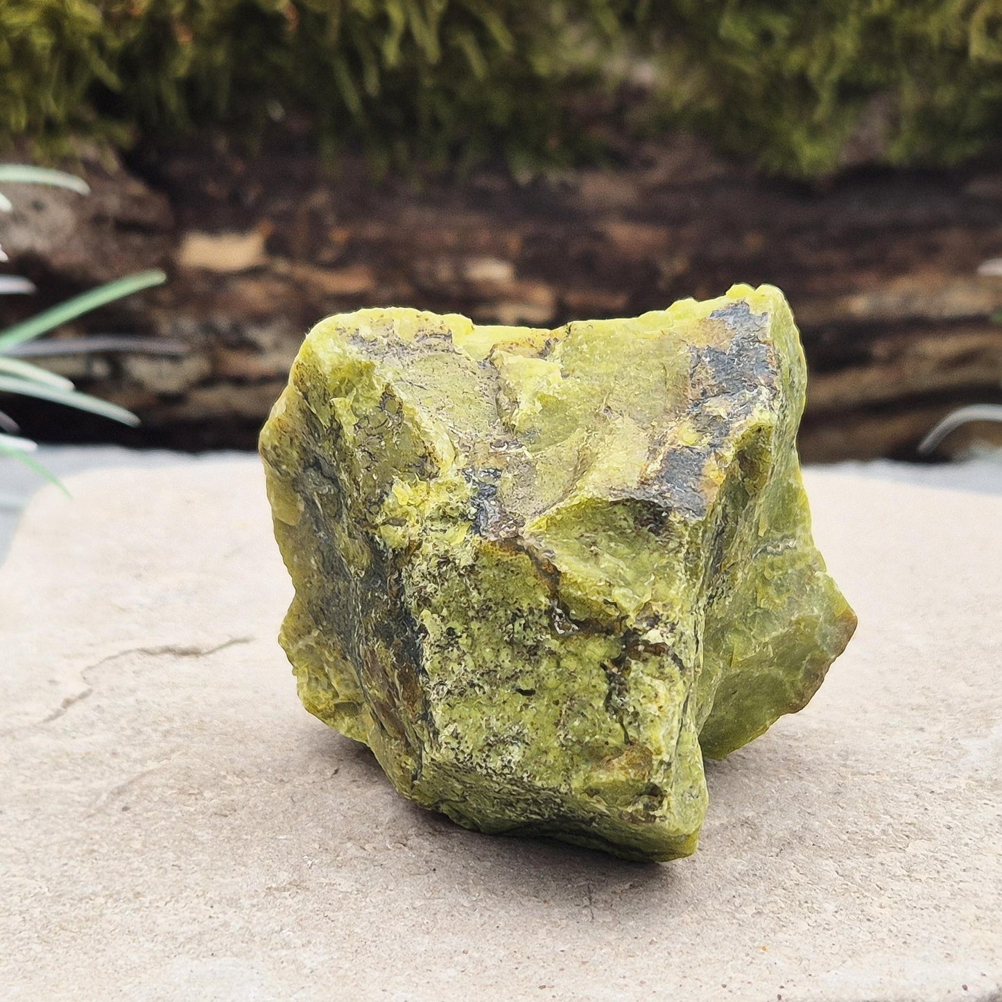 Natural Green Opal Crystal, Libra, Taurus, Virgo Gemstone