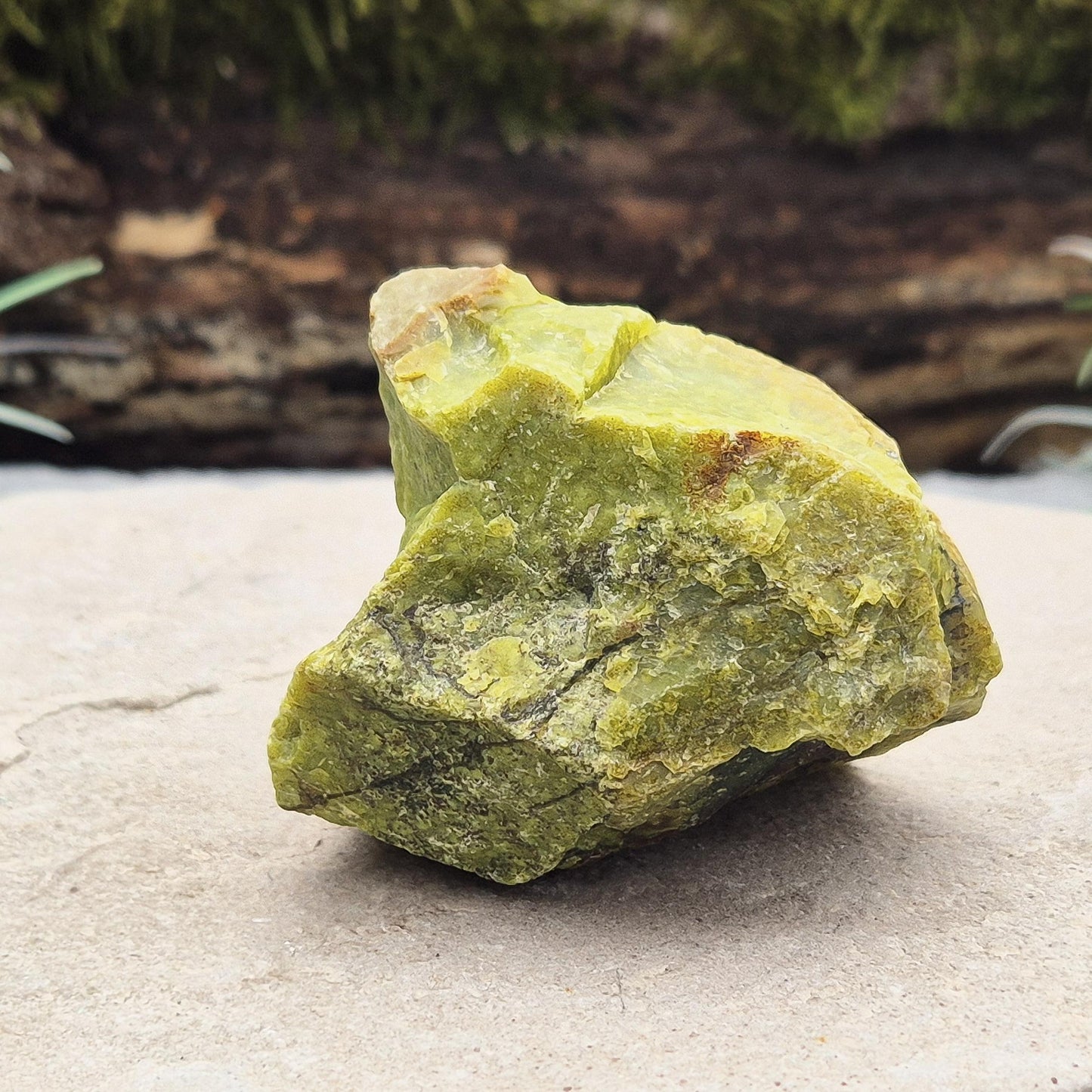 Natural Green Opal Crystal, Libra, Taurus, Virgo Gemstone