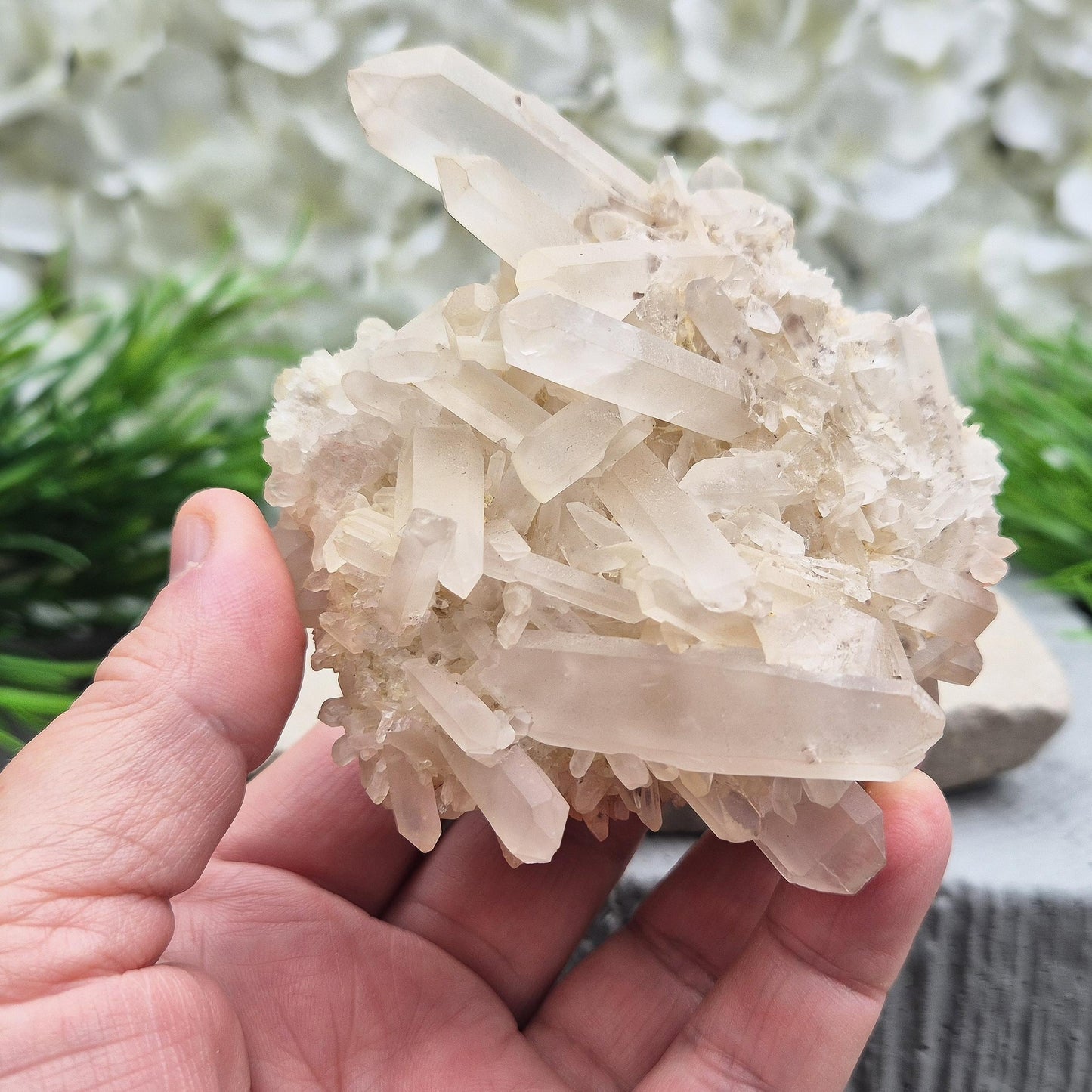 Natural Quartz Crystal Cluster, All chakras (amplifier)