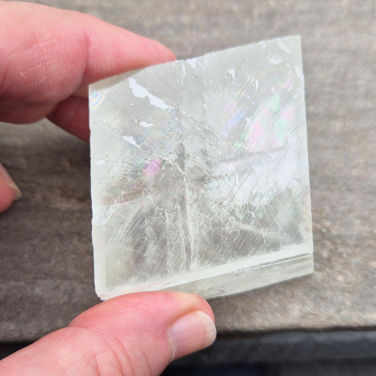 Optical Calcite crystal – uplifting energy for focus, self-belief, and letting go of the past. A unique stone to inspire clarity and growth. 