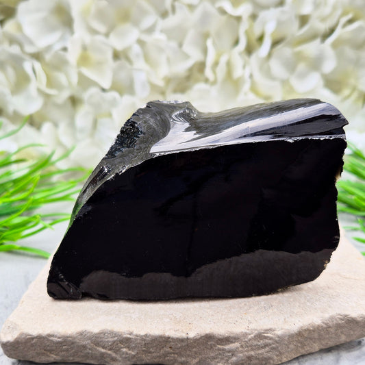 Grounding and protective, Black Obsidian helps release emotional blocks, reveal hidden truths, and bring calm balance during times of change.