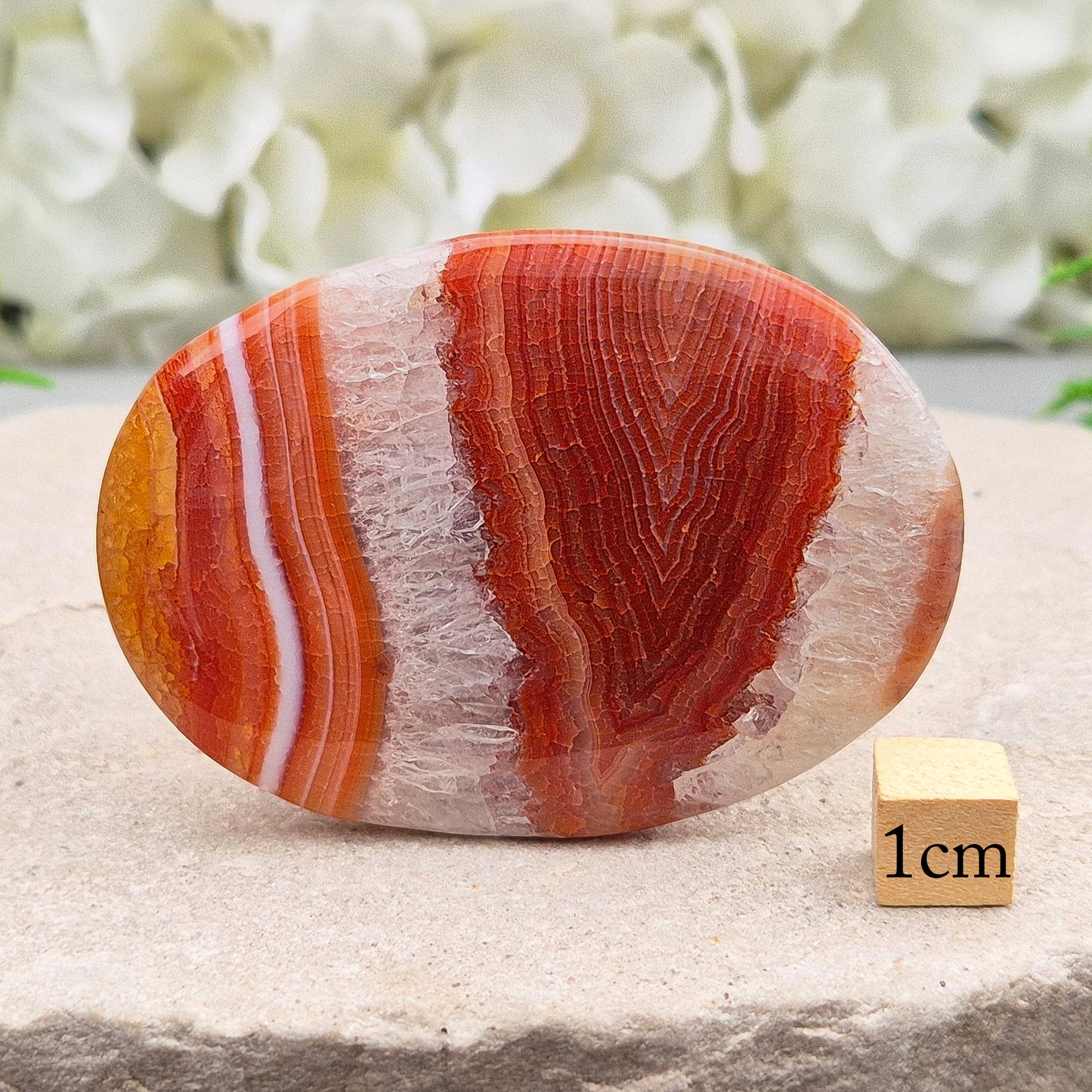 Fire Agate brings grounding, protection, and renewed vitality, helping you feel safe, balanced, and reconnected to your inner strength.