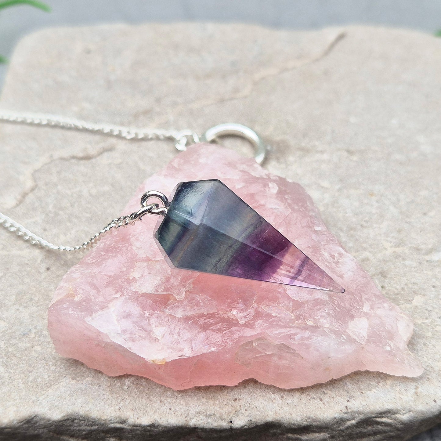 Rose Quartz display platform from South Africa — combines gentle, loving energy with a practical flat surface for crystals, jewellery, or décor.