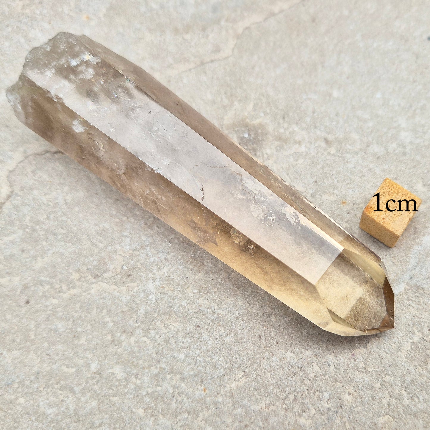 Smoky Quartz Point, High Grade, Polished with a natural base
