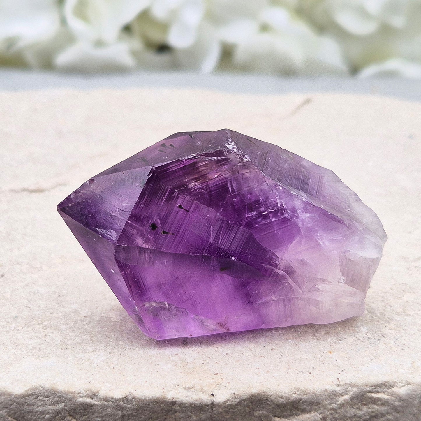 Amethyst Point, Dark Amethyst Gemstone, Amethyst Teeth