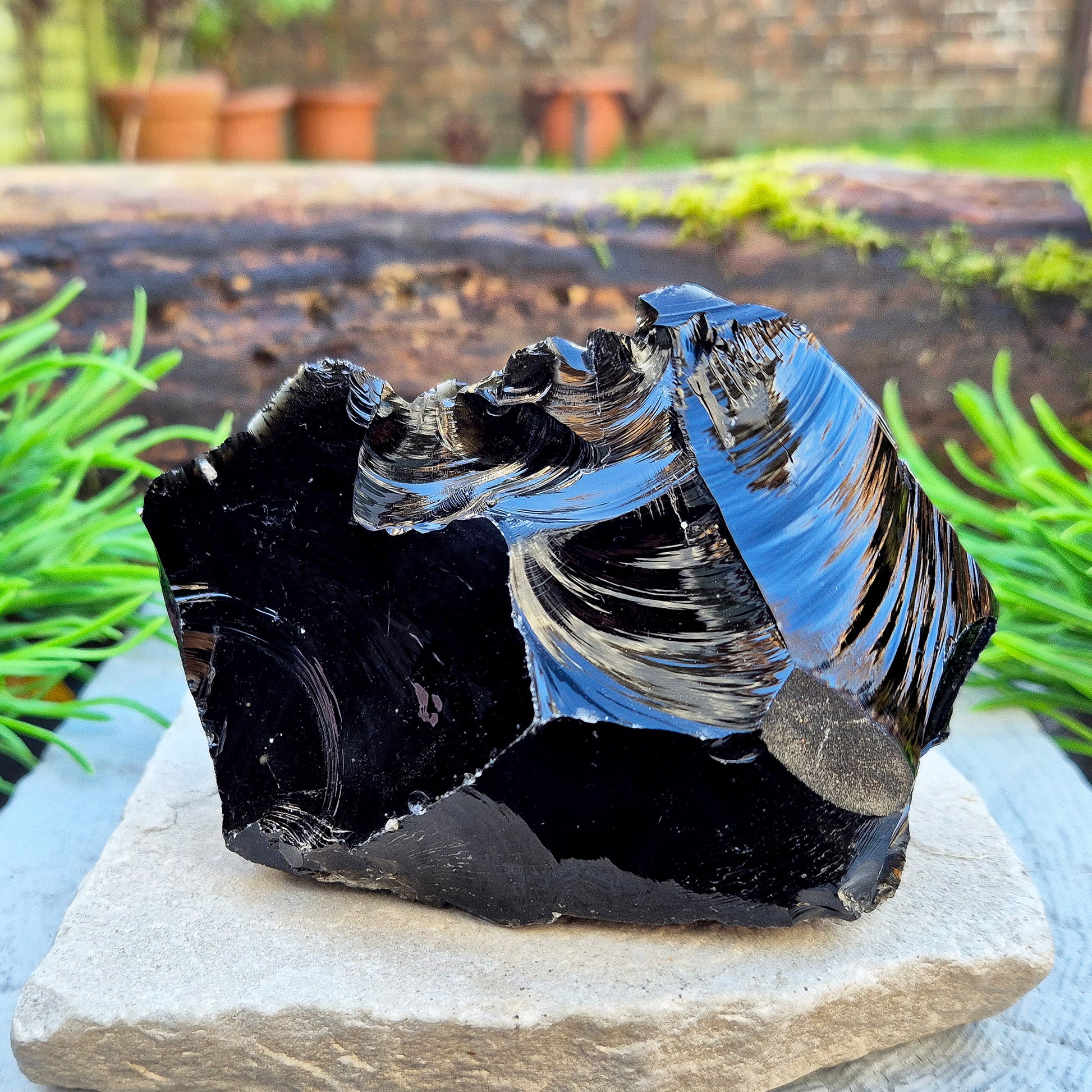 Grounding and protective, Black Obsidian helps release emotional blocks, reveal hidden truths, and bring calm balance during times of change.