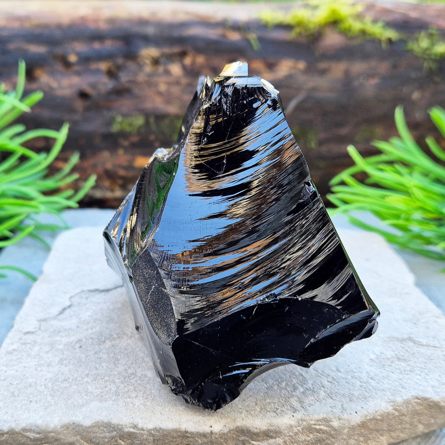 Grounding and protective, Black Obsidian helps release emotional blocks, reveal hidden truths, and bring calm balance during times of change.