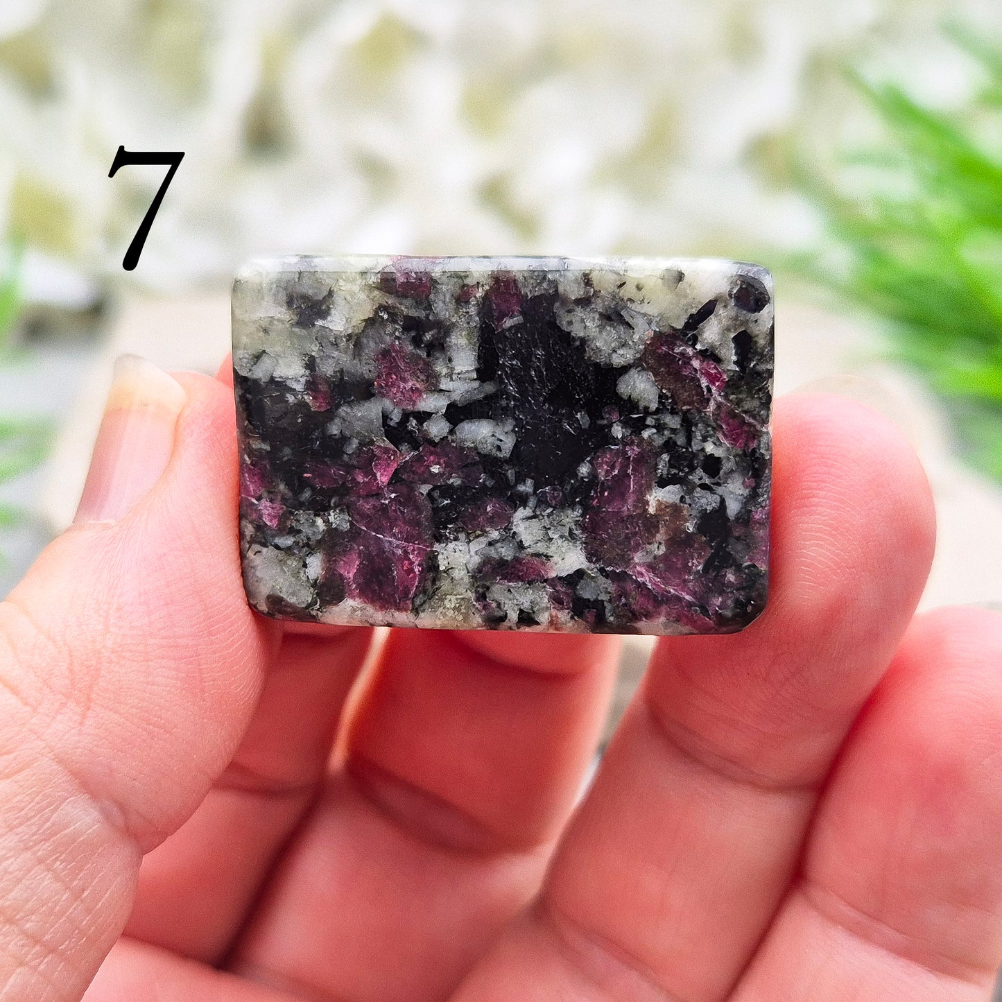 Polished Eudialyte with rich natural colour, ideal for energy work, grounding focus and intuitive support. A unique and powerful addition to any collection.