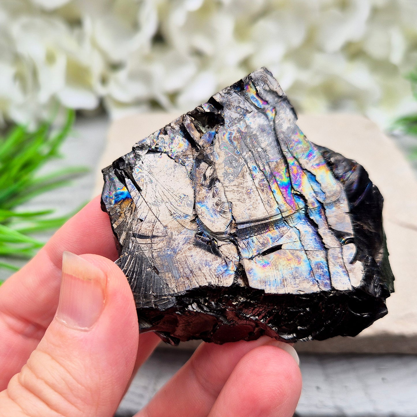 Colombian Shungite Crystal – Also known as Raquirite