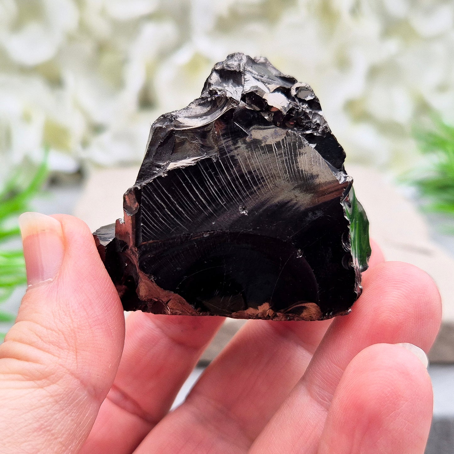 Colombian Shungite Crystal – Raw Carbon-Rich Stone Also Known As Raquirite