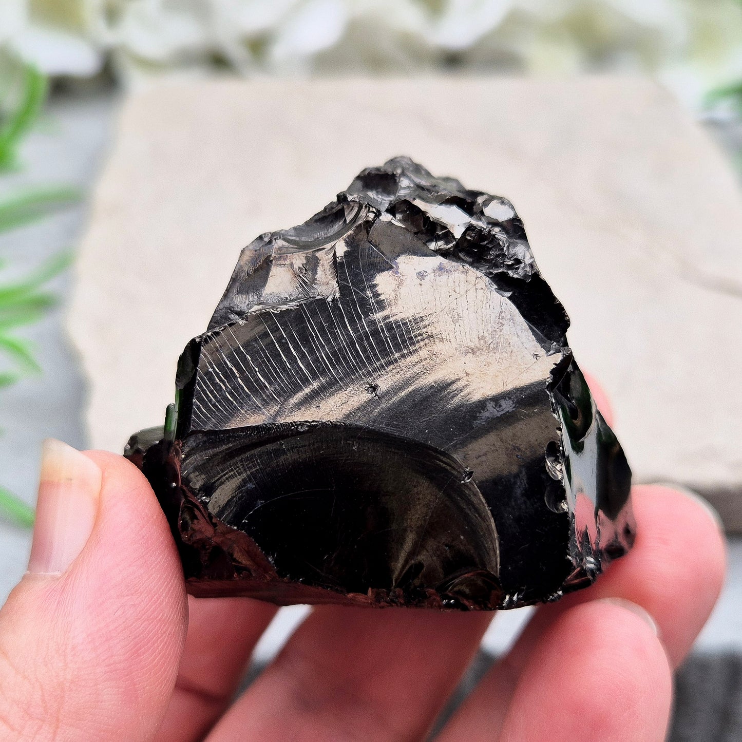 Colombian Shungite Crystal – Raw Carbon-Rich Stone Also Known As Raquirite