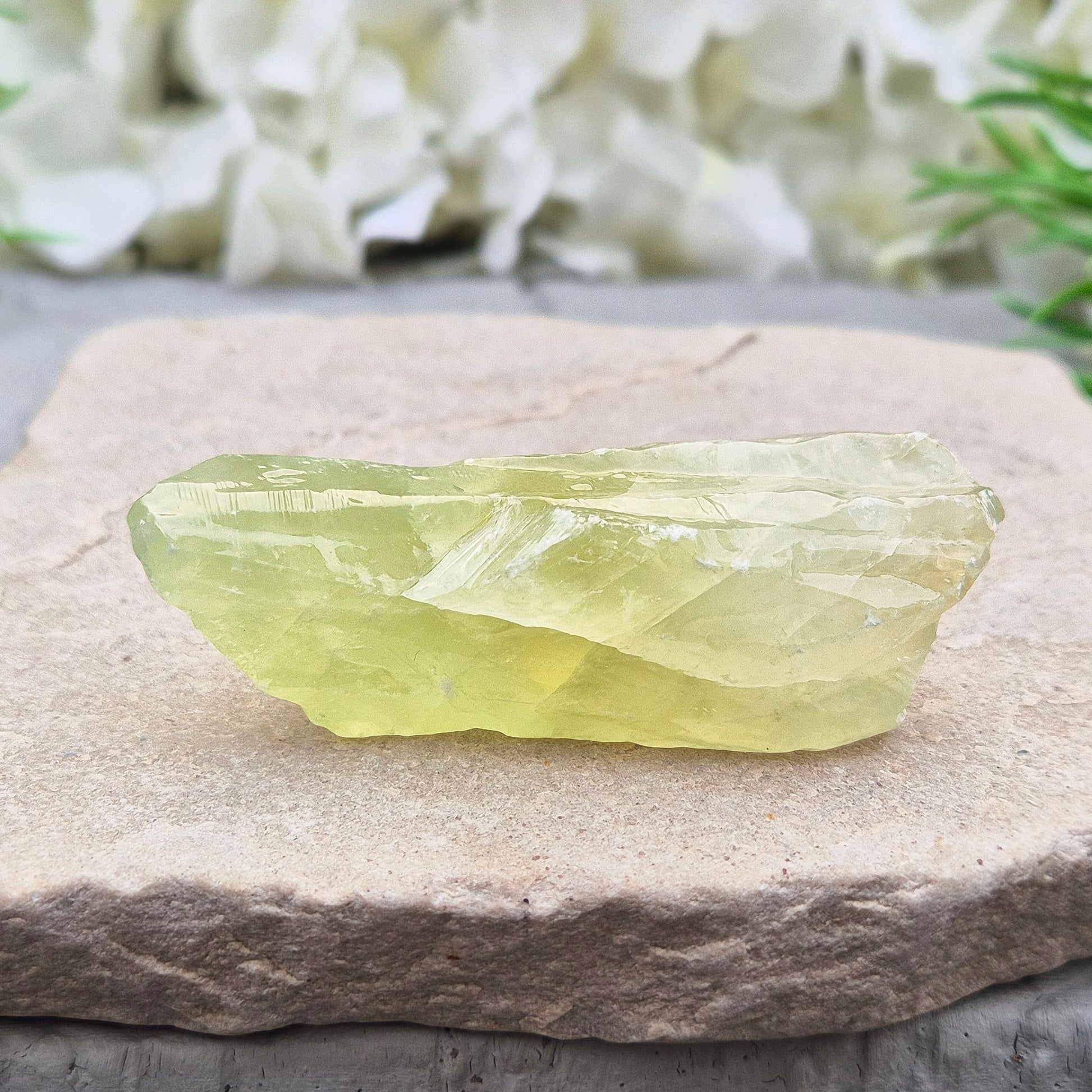 Soothing Green Calcite chunk that encourages release, emotional balance and gentle renewal. Ideal for heart-centred energy work and fresh starts.