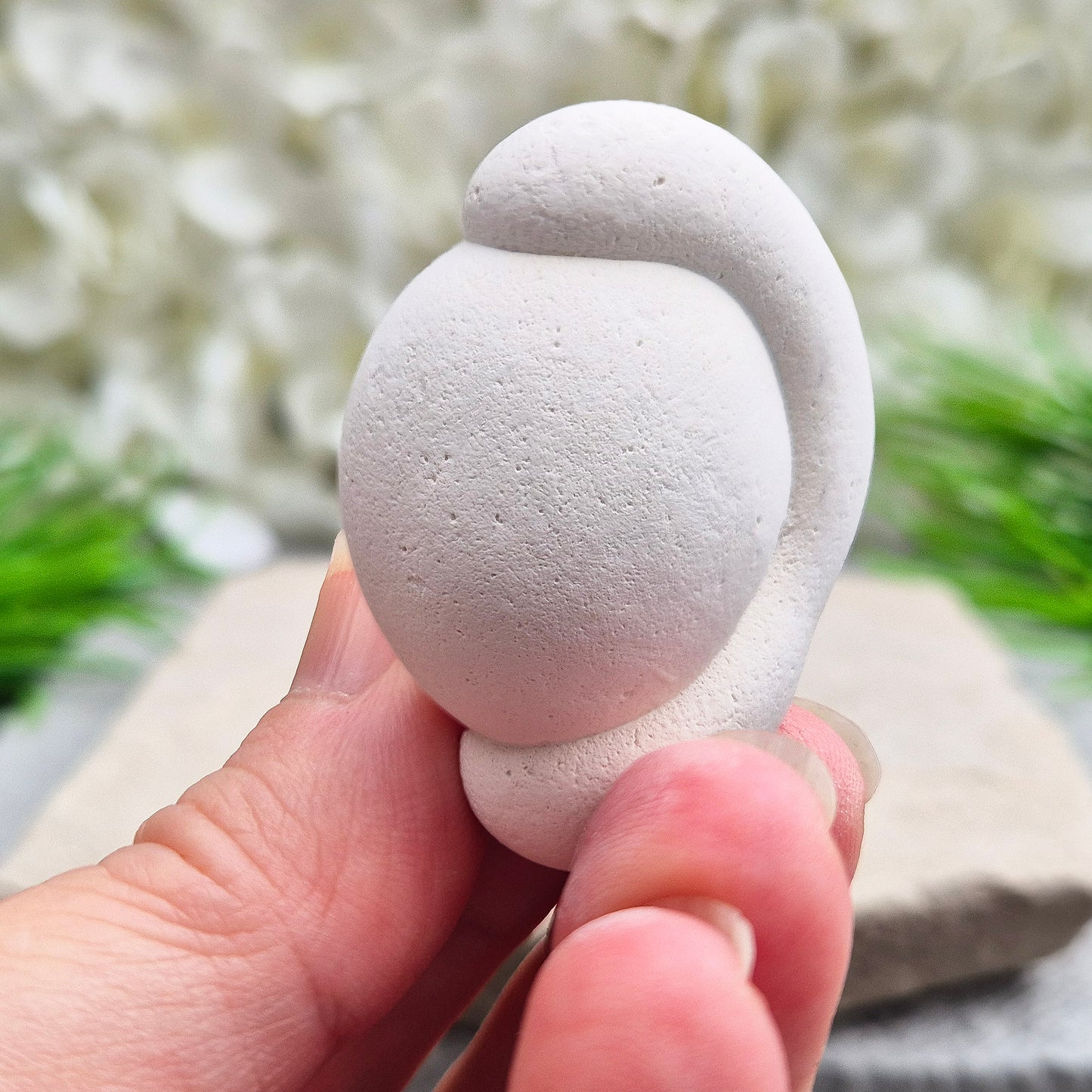 Natural Menalite stone for grounding, comfort and gentle spiritual support. Known for its nurturing, protective energy and connection to feminine wisdom.