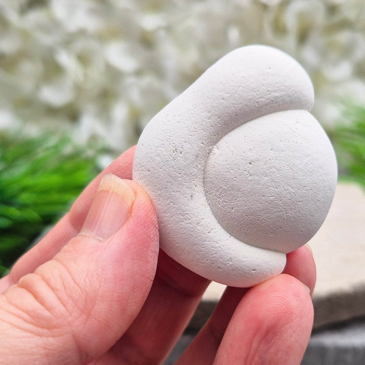 Natural Menalite stone for grounding, comfort and gentle spiritual support. Known for its nurturing, protective energy and connection to feminine wisdom.