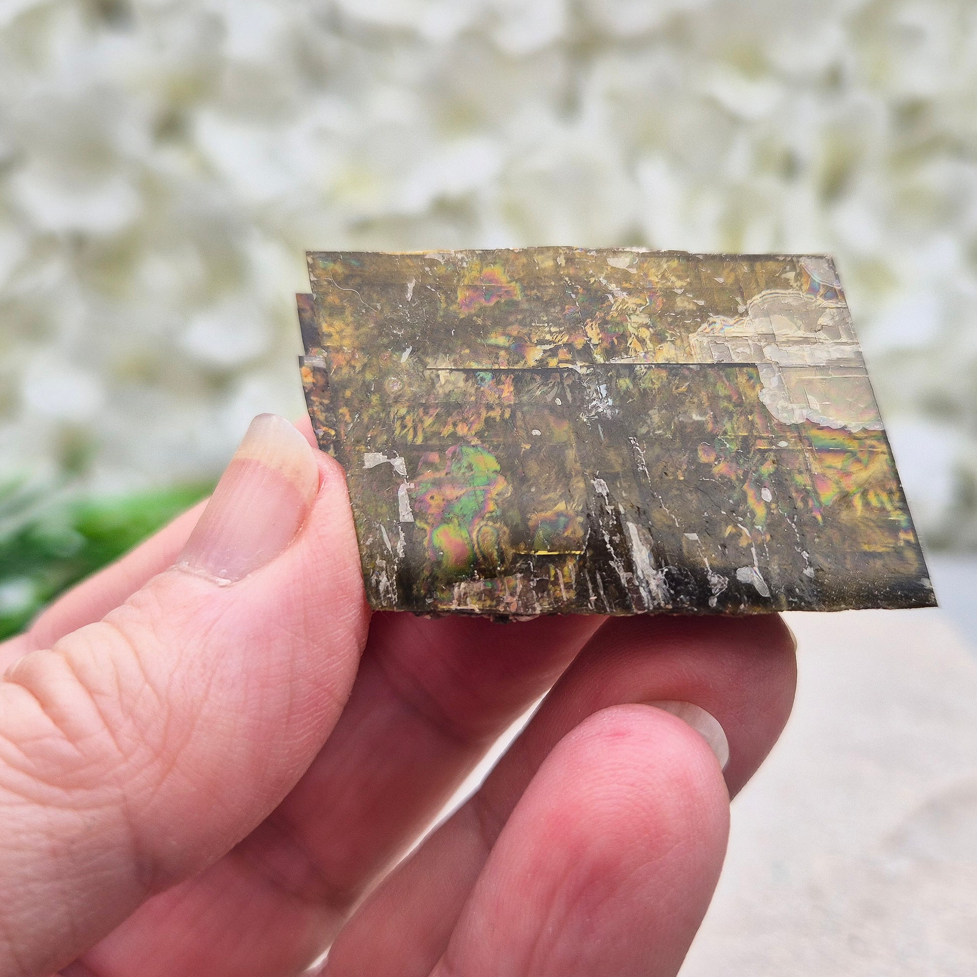 Natural Siderite from Brazil with earthy tones and subtle shine. Grounding Root and Solar Plexus crystal supporting strength, resilience and steady confidence.