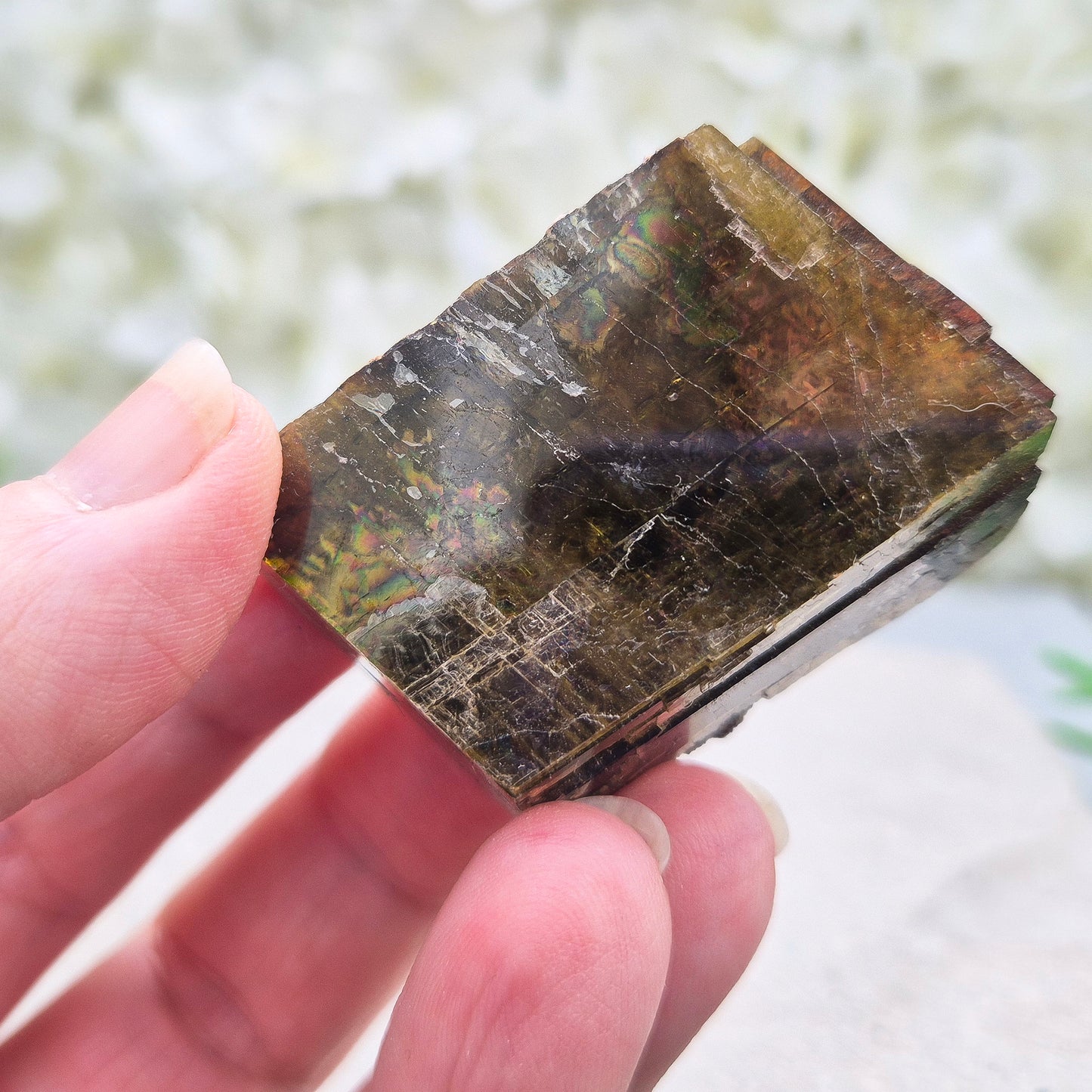 Natural Siderite from Brazil with earthy tones and subtle shine. Grounding Root and Solar Plexus crystal supporting strength, resilience and steady confidence.