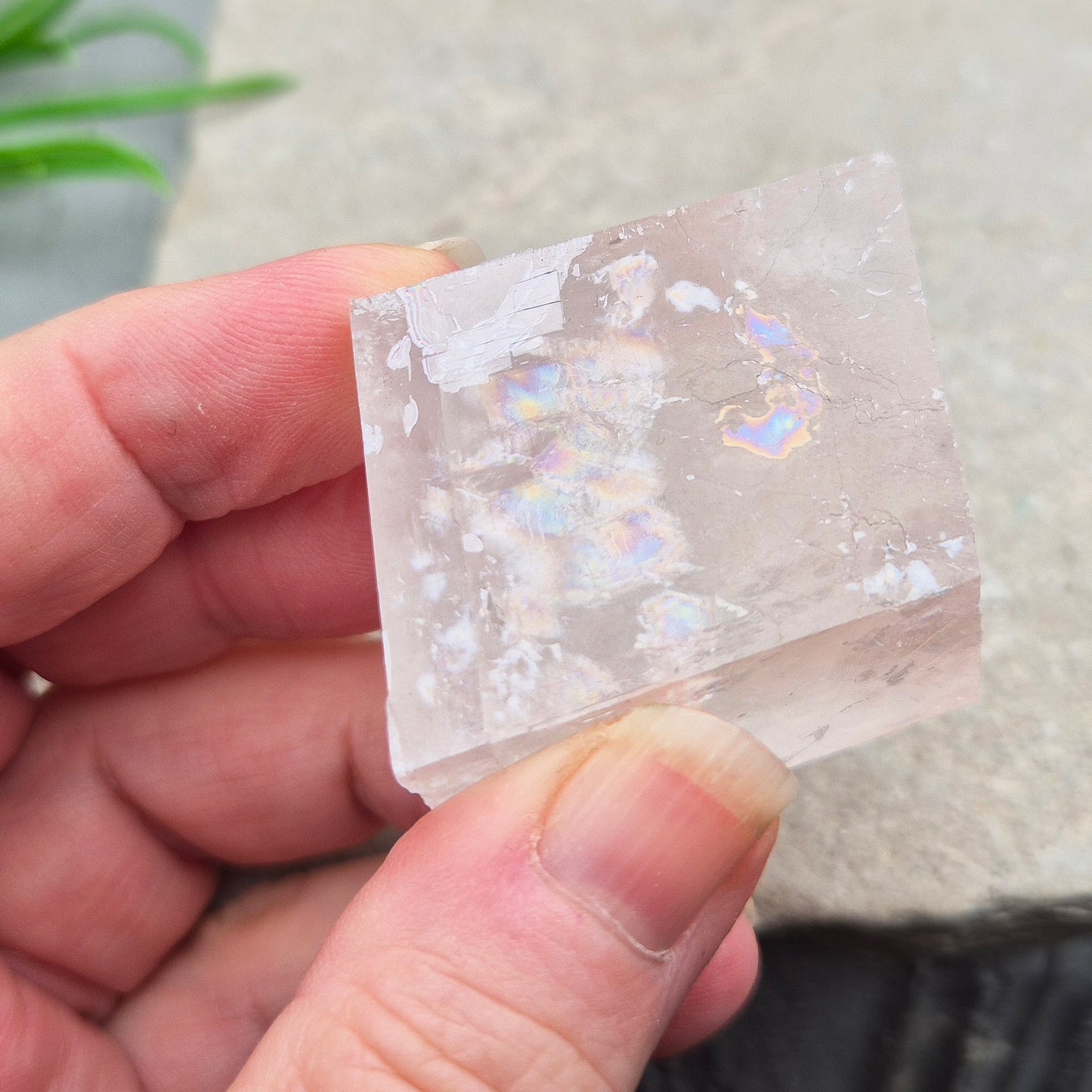 Watermelon Calcite Crystal