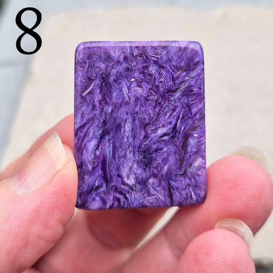 Charoite Crystal, Polished Gemstone