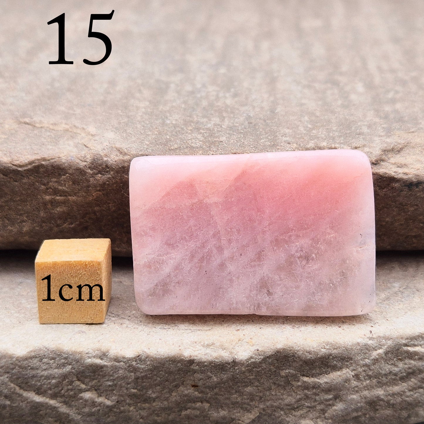 Pink Petalite Crystal Polished Slice
