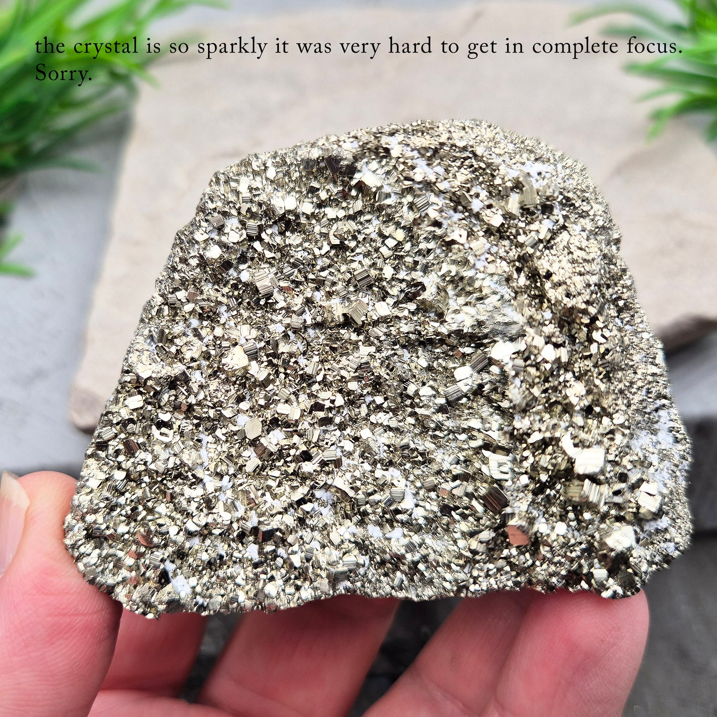 Pyrite Crystal Cluster, Fools Gold, Iron Pyrite