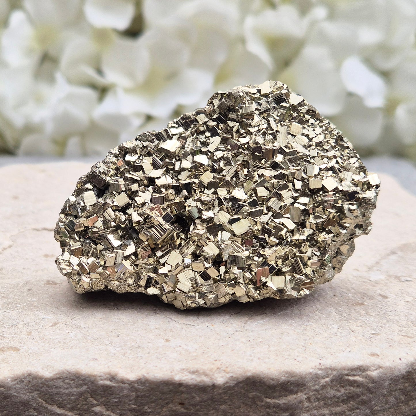 Pyrite Crystal Cluster, Fools Gold, Iron Pyrite