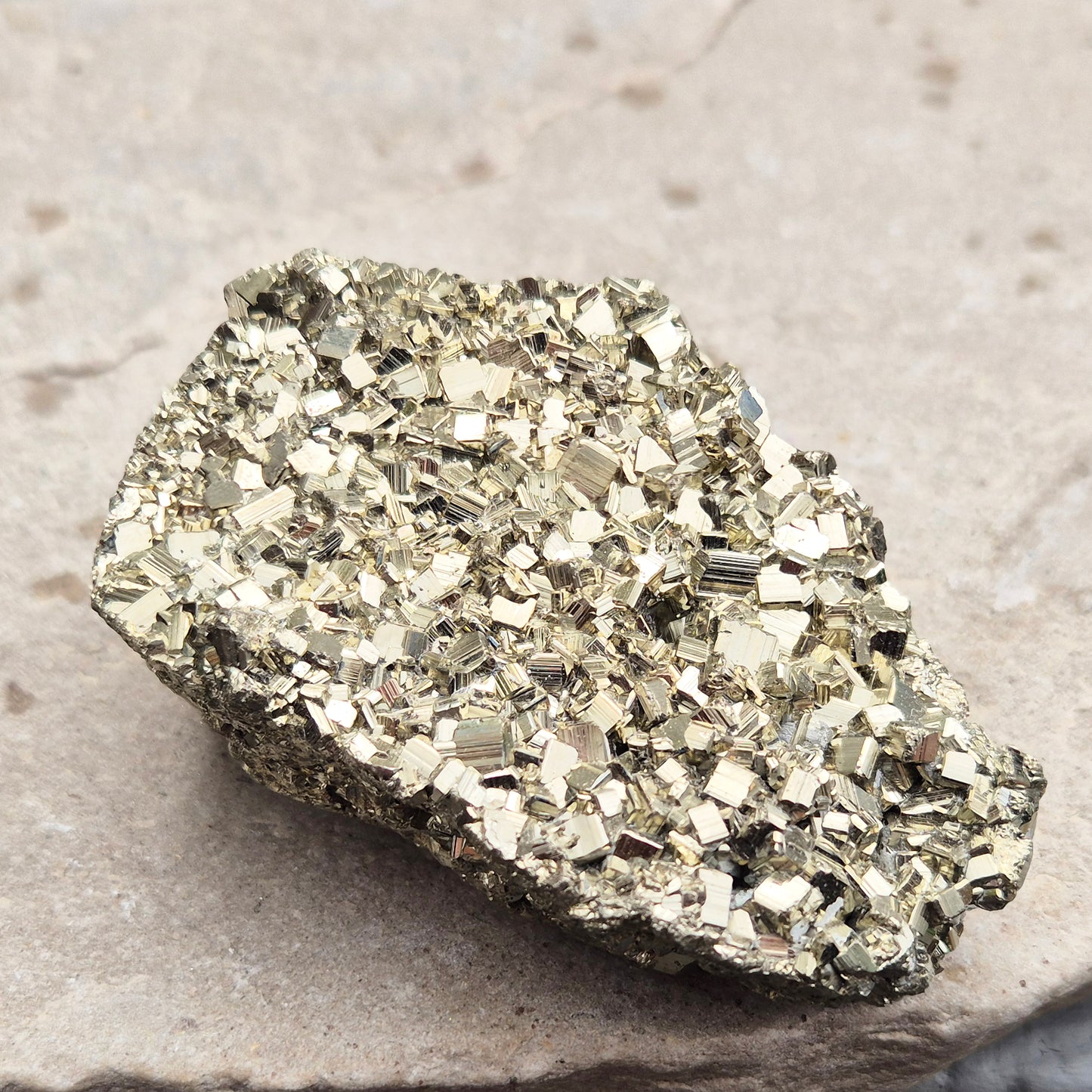 Pyrite Crystal Cluster, Fools Gold, Iron Pyrite