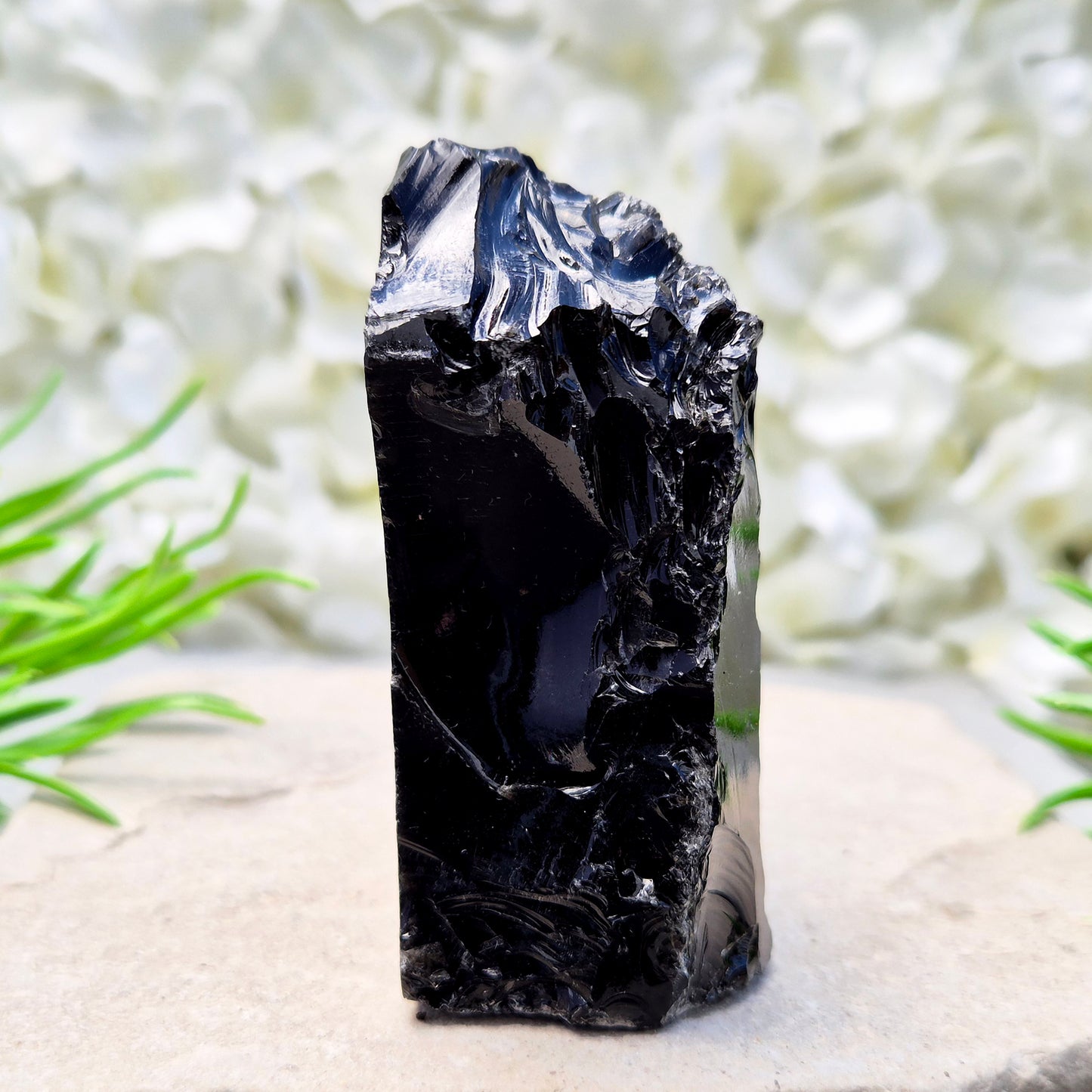 Grounding and protective, Black Obsidian helps release emotional blocks, reveal hidden truths, and bring calm balance during times of change.