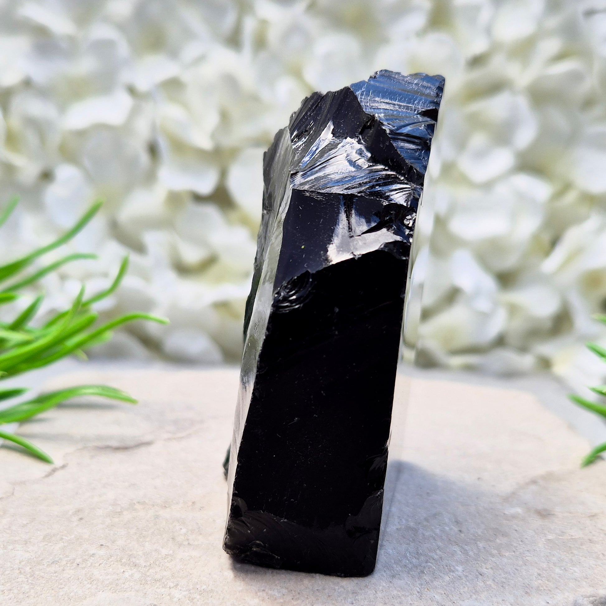 Grounding and protective, Black Obsidian helps release emotional blocks, reveal hidden truths, and bring calm balance during times of change.