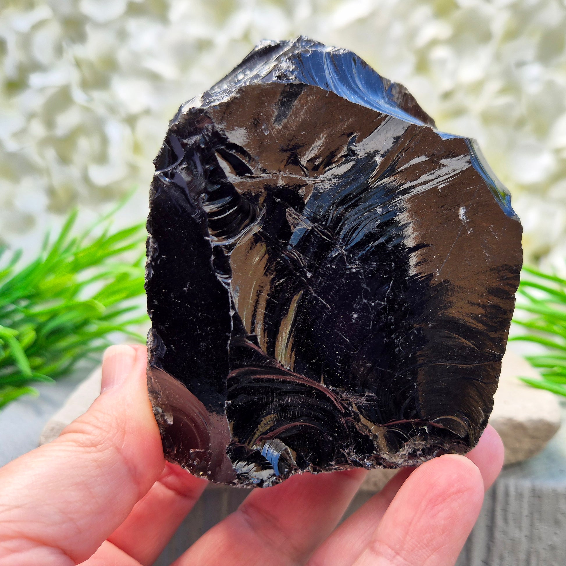 Grounding and protective, Black Obsidian helps release emotional blocks, reveal hidden truths, and bring calm balance during times of change.