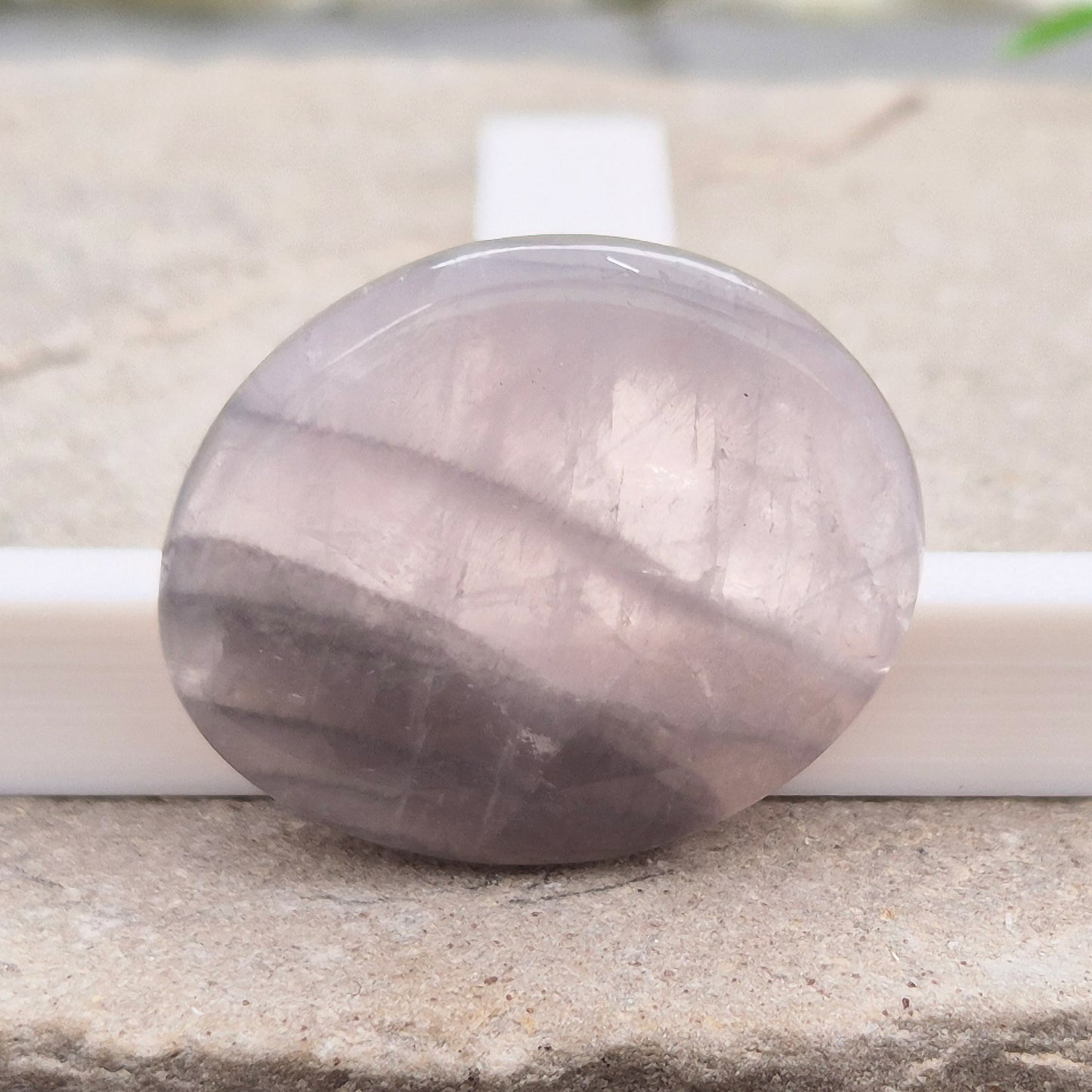 Lunar Quartz palm stones for peace, creativity, and spiritual connection. Handpicked crystals to support calm energy and open communication.