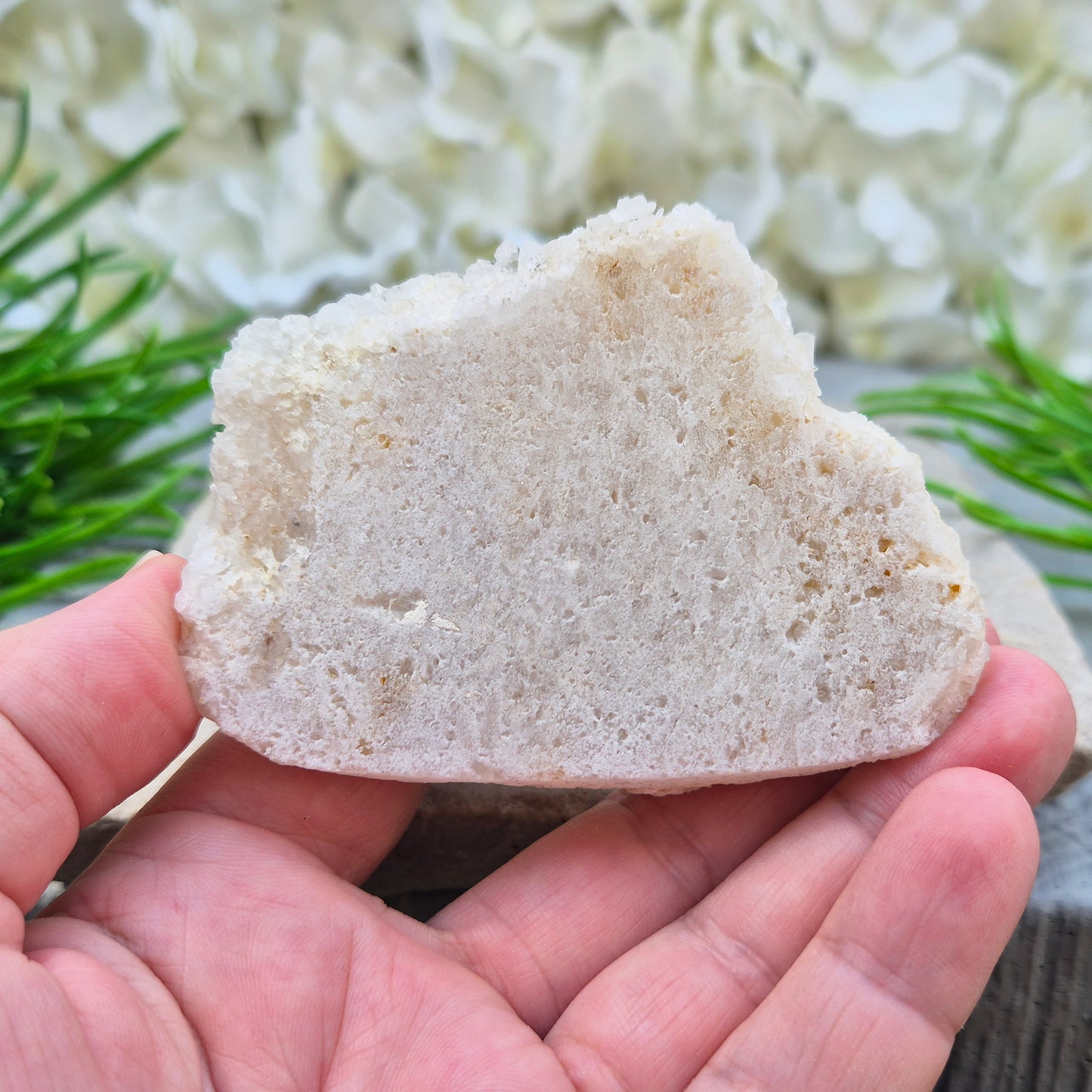 Himalayan Quartz Cluster from India. High-altitude, hand-mined crystal for grounding, focus, energy balance and amplifying other stones.