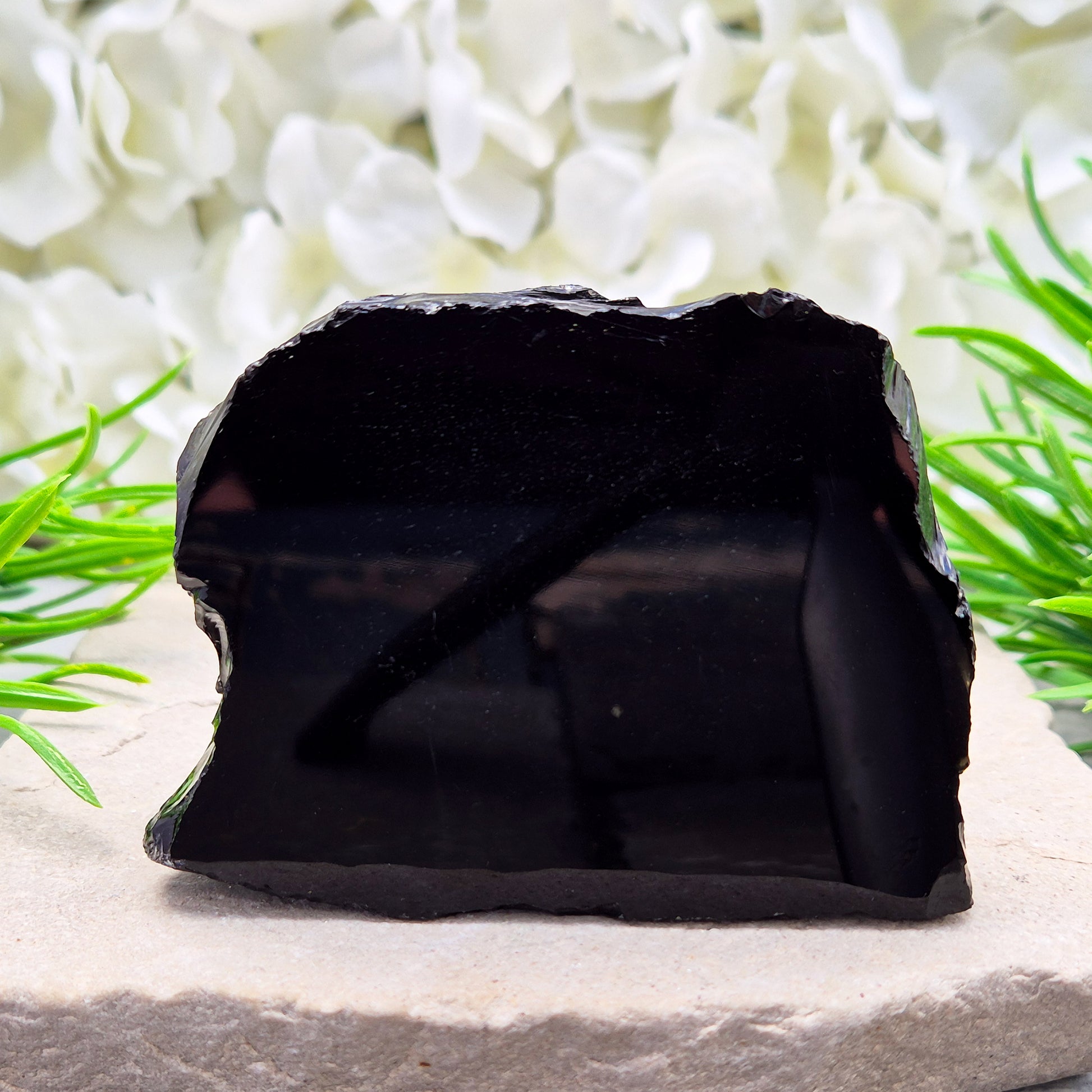Grounding and protective, Black Obsidian helps release emotional blocks, reveal hidden truths, and bring calm balance during times of change.