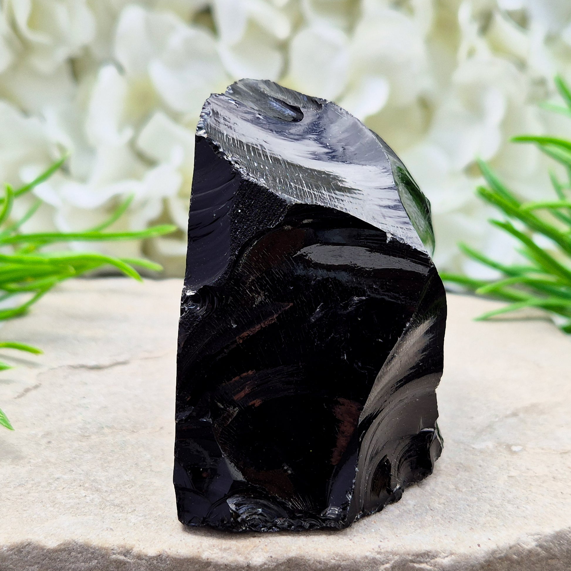 Grounding and protective, Black Obsidian helps release emotional blocks, reveal hidden truths, and bring calm balance during times of change.