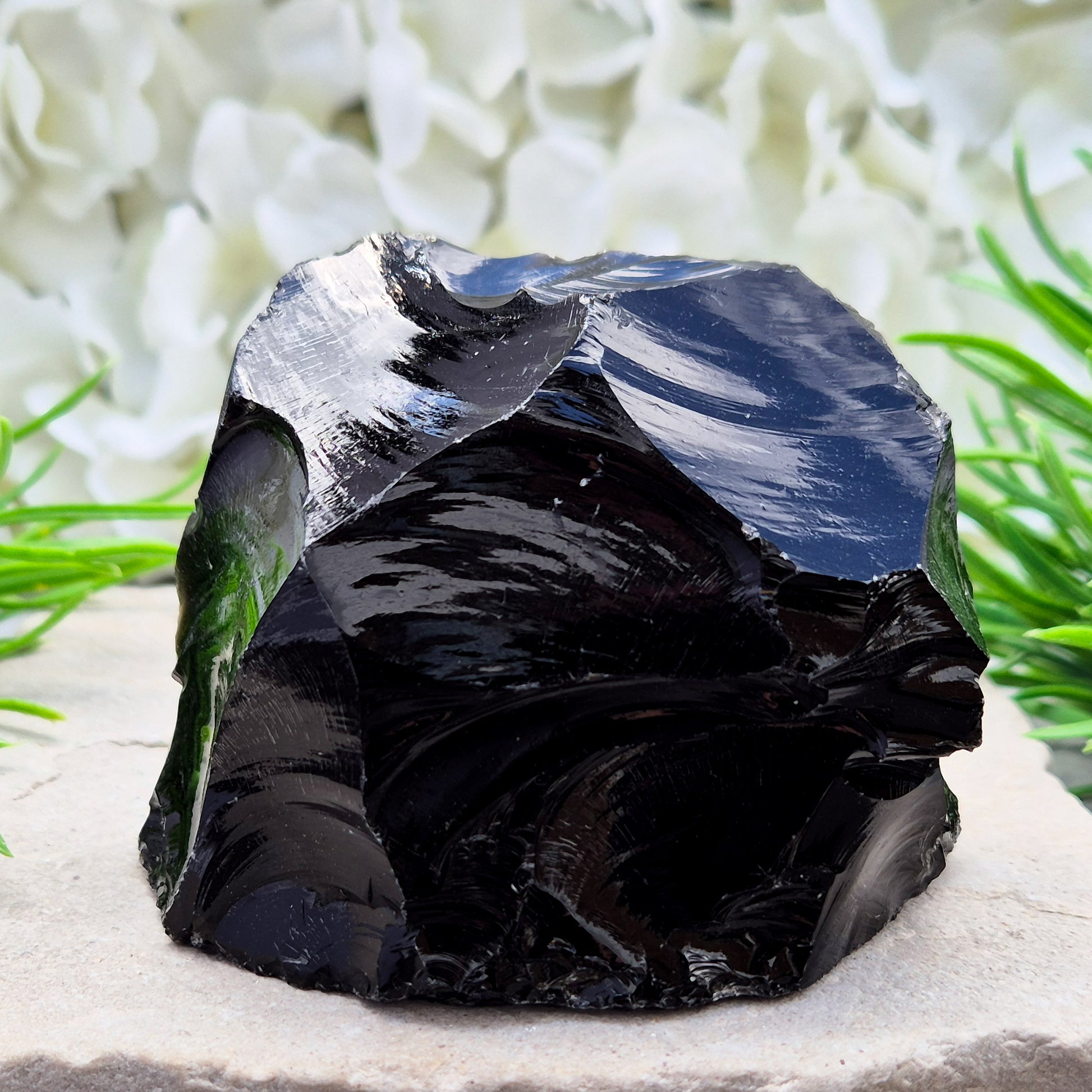 Grounding and protective, Black Obsidian helps release emotional blocks, reveal hidden truths, and bring calm balance during times of change.