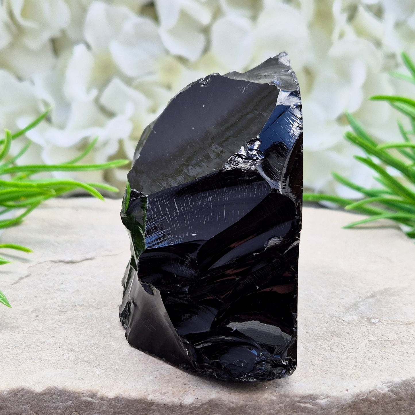 Grounding and protective, Black Obsidian helps release emotional blocks, reveal hidden truths, and bring calm balance during times of change.