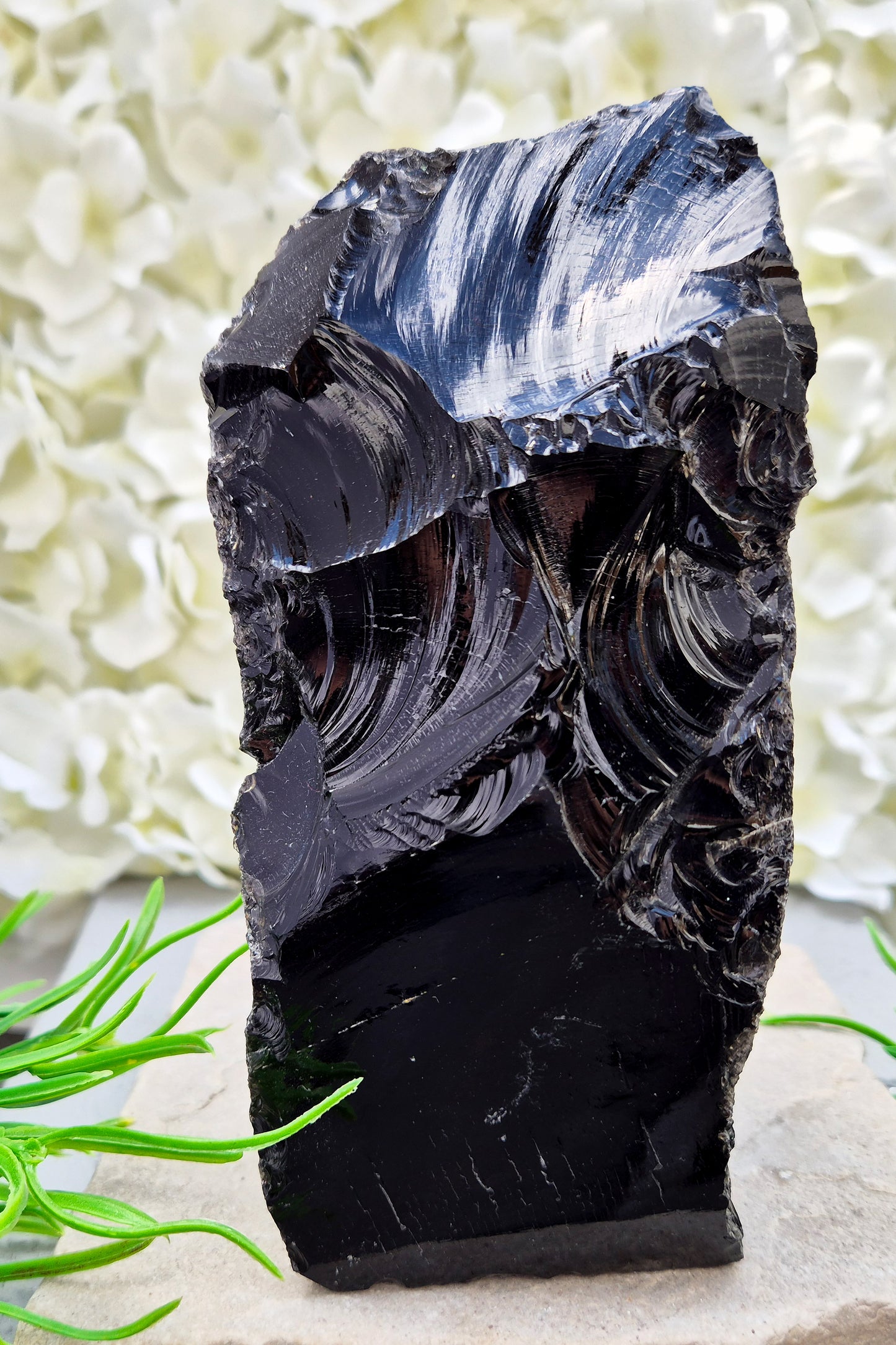 Grounding and protective, Black Obsidian helps release emotional blocks, reveal hidden truths, and bring calm balance during times of change.